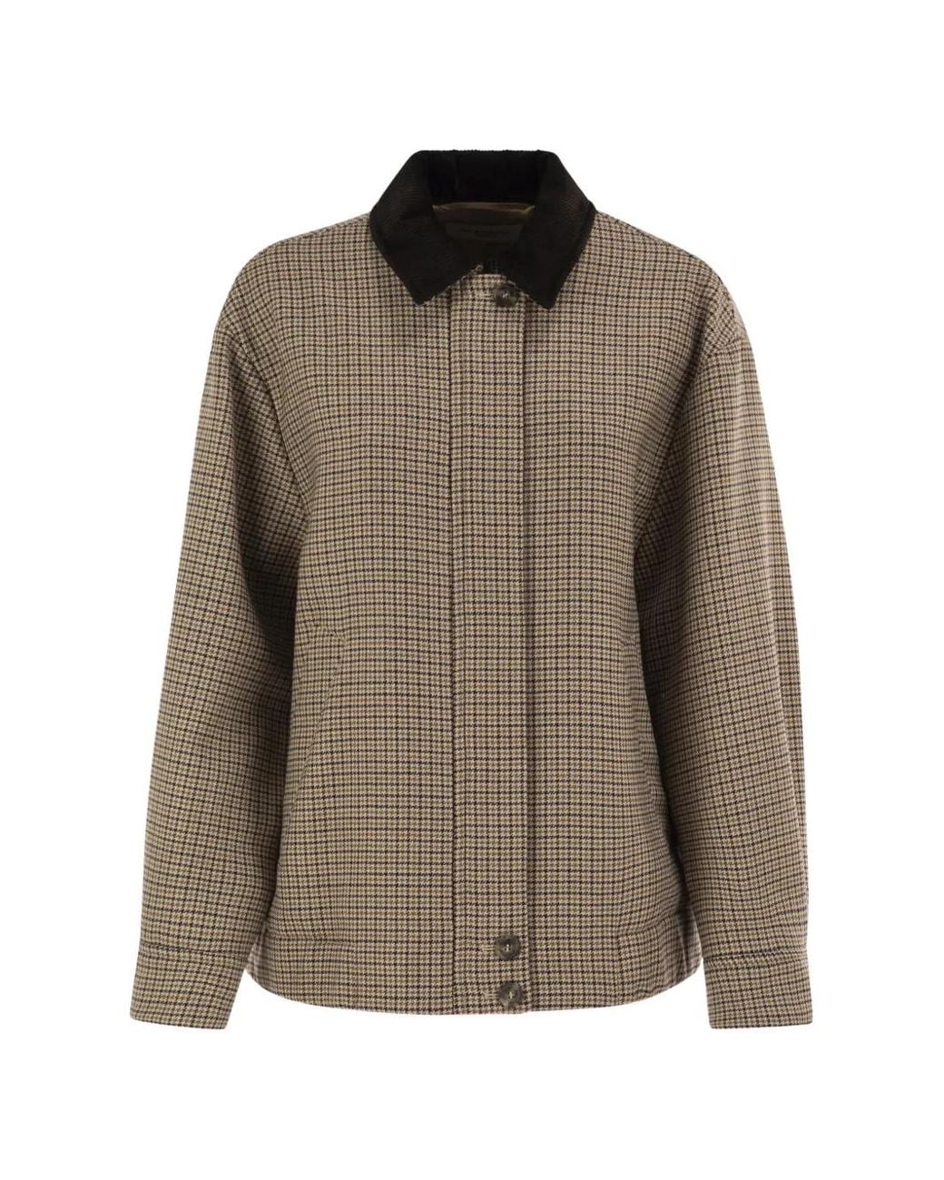 Weekend by Maxmara Wollen Jack in het Brown