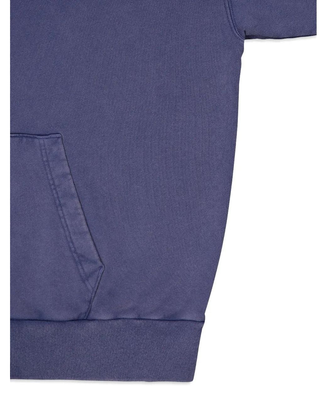 Givenchy Shadow Oversized Fleece Hoodie in het Blue voor heren