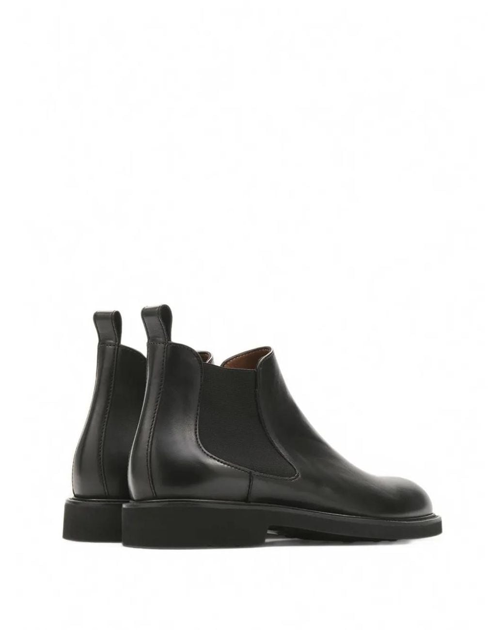 Lottusse Black Baltimore Chelsea Boots for men