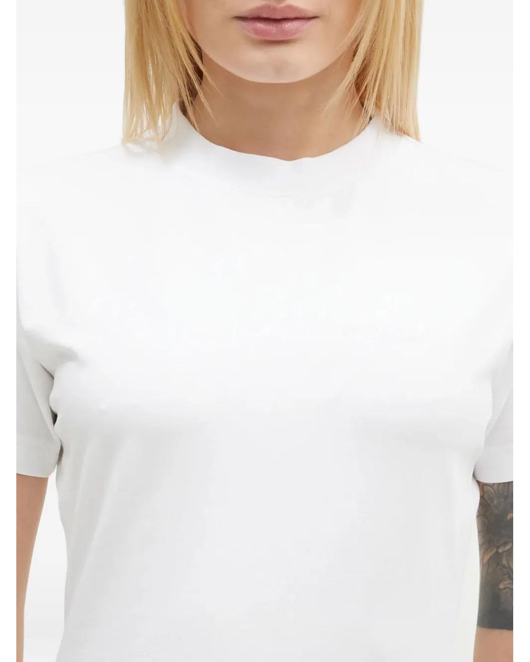 Vetements White Short-Sleeve T-Shirt