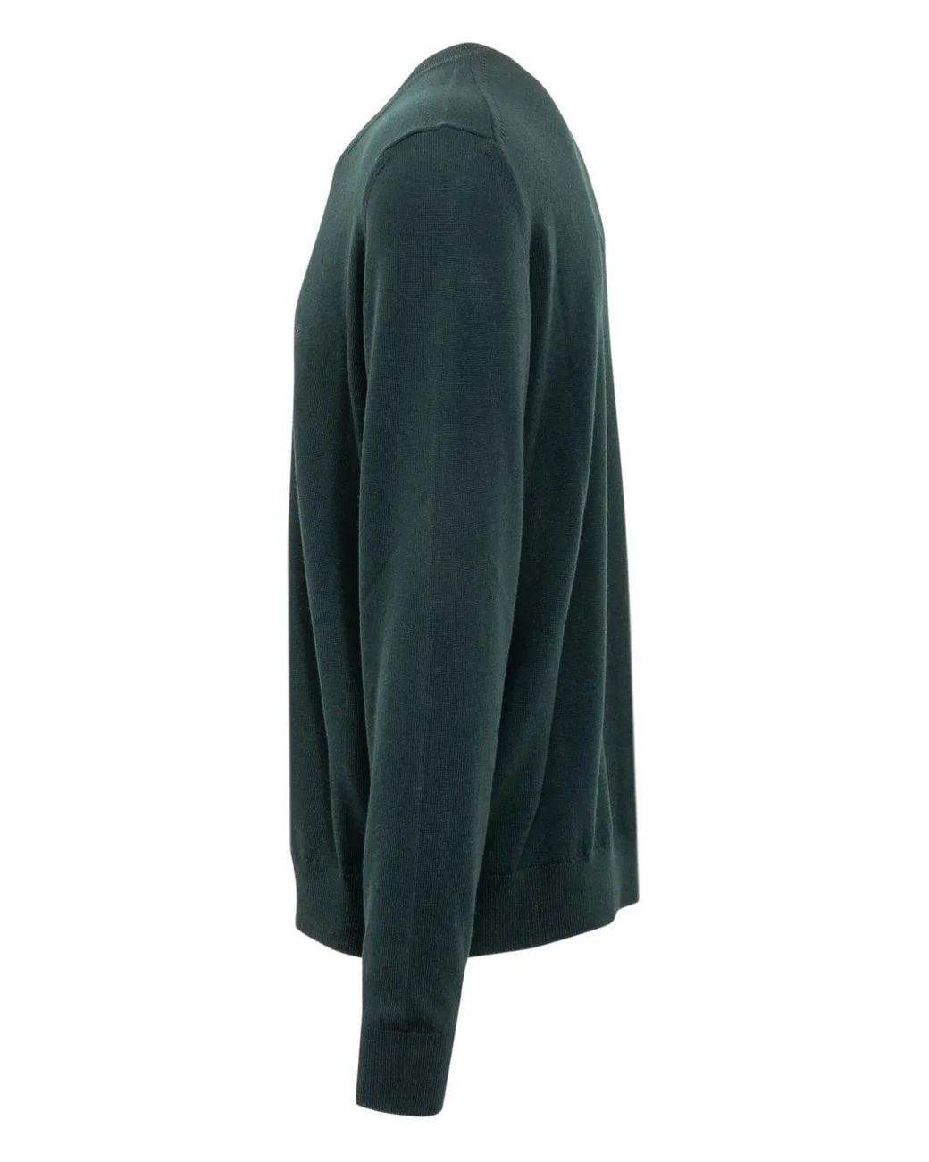 Etro Green Knitted C-Neck for men