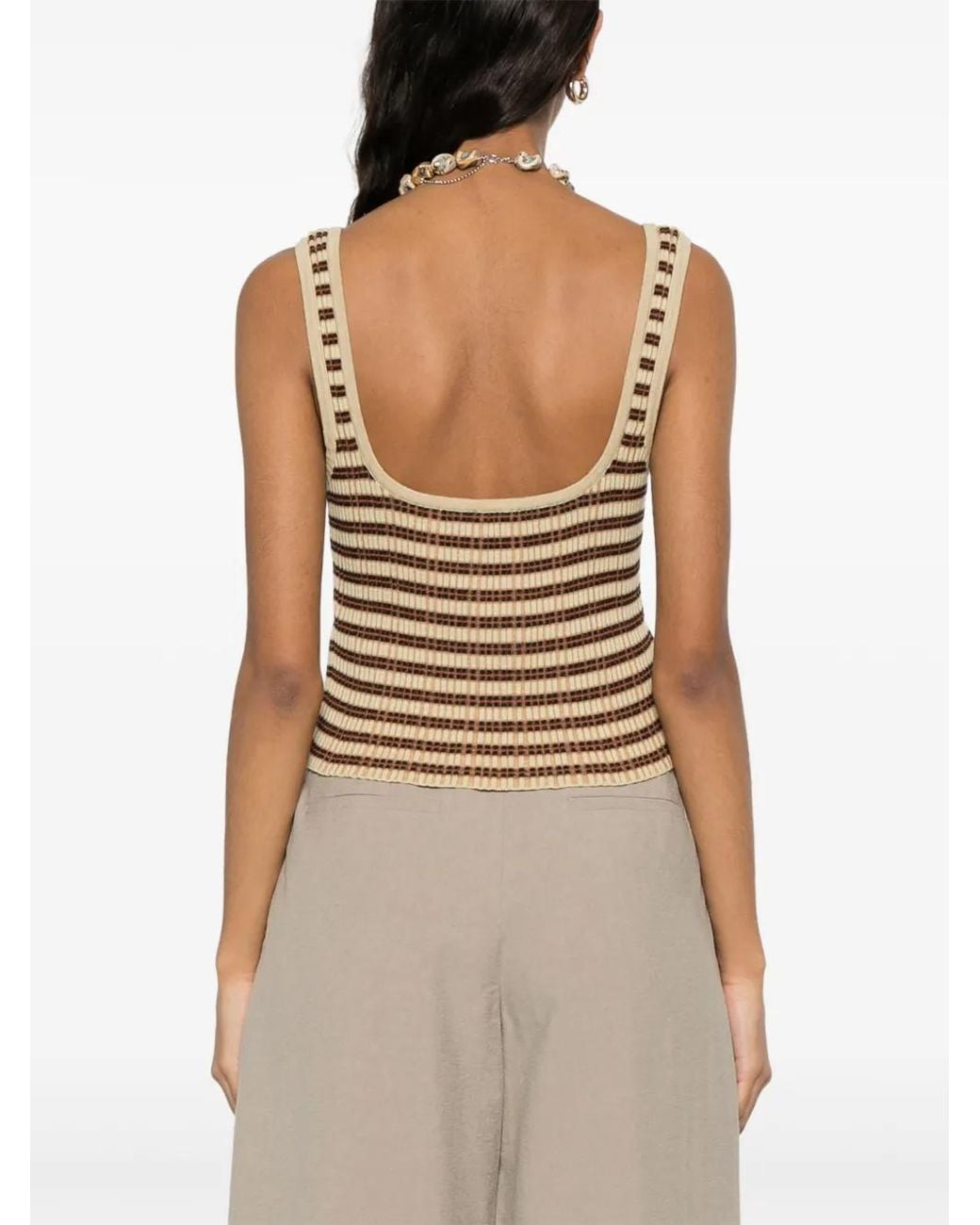 Nanushka Natural Delfine Tank Top