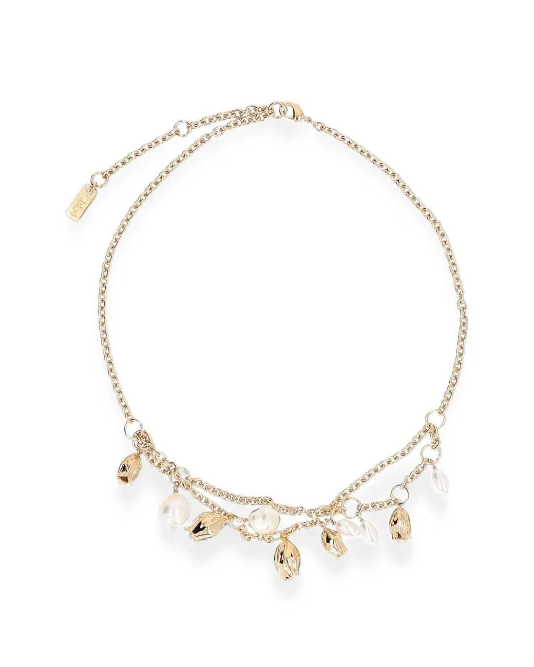 Chloé Metallic The Tulip Necklace