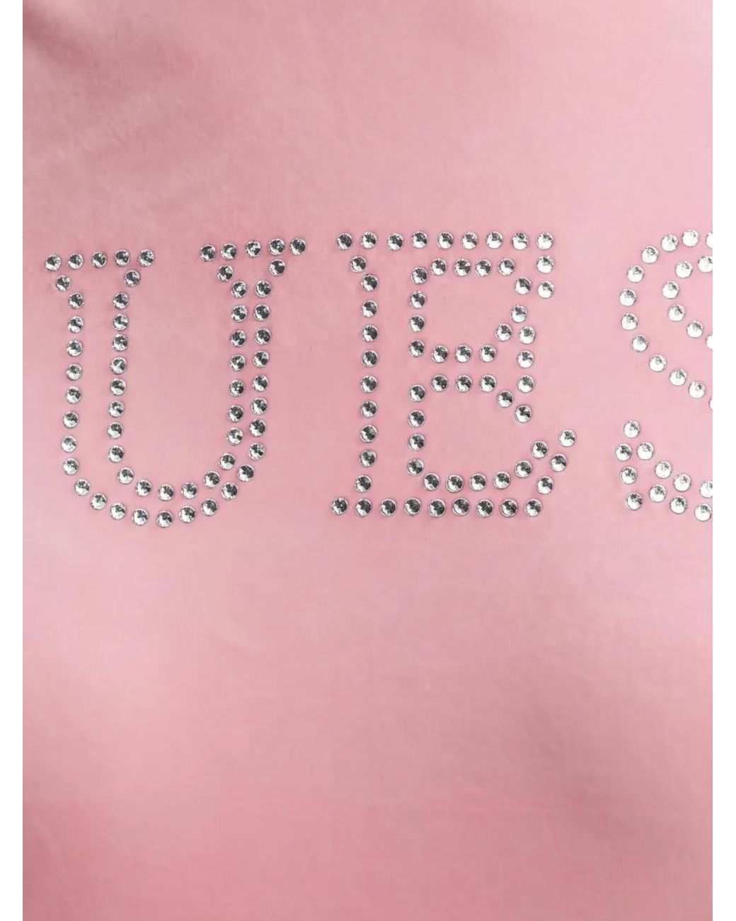 Guess Pink Rhinestone-Embellished Hoodie