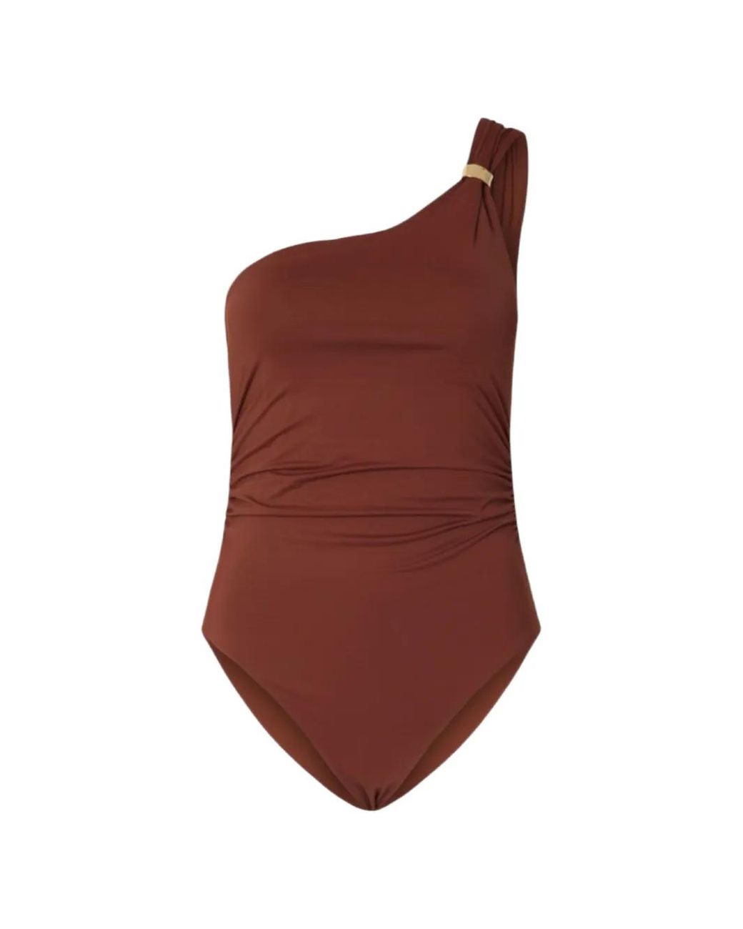 SELECTED Asymmetrisch Badpak in het Red