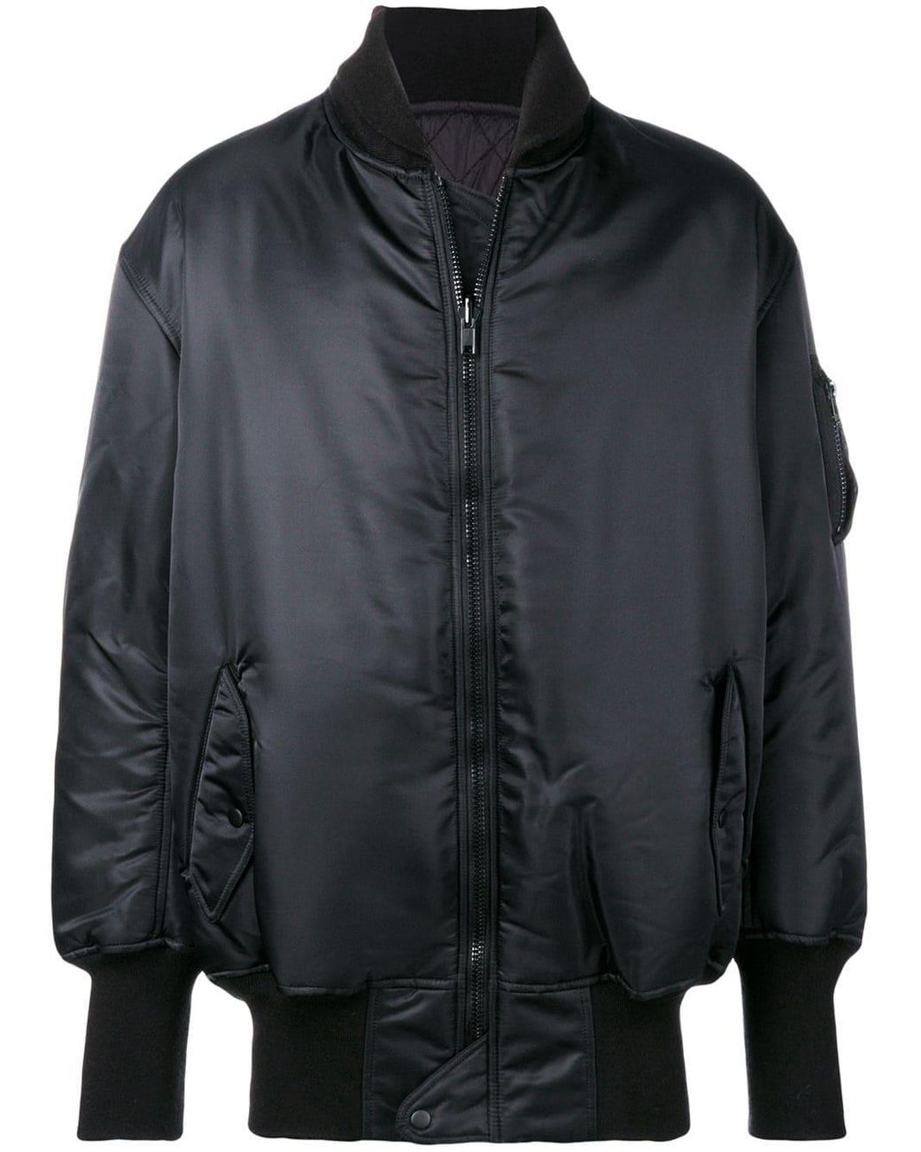 Y-3 Y3 Adidas X Yohji Yamamoto Rear Logo Bomber Jacket in Black for Men |  Lyst