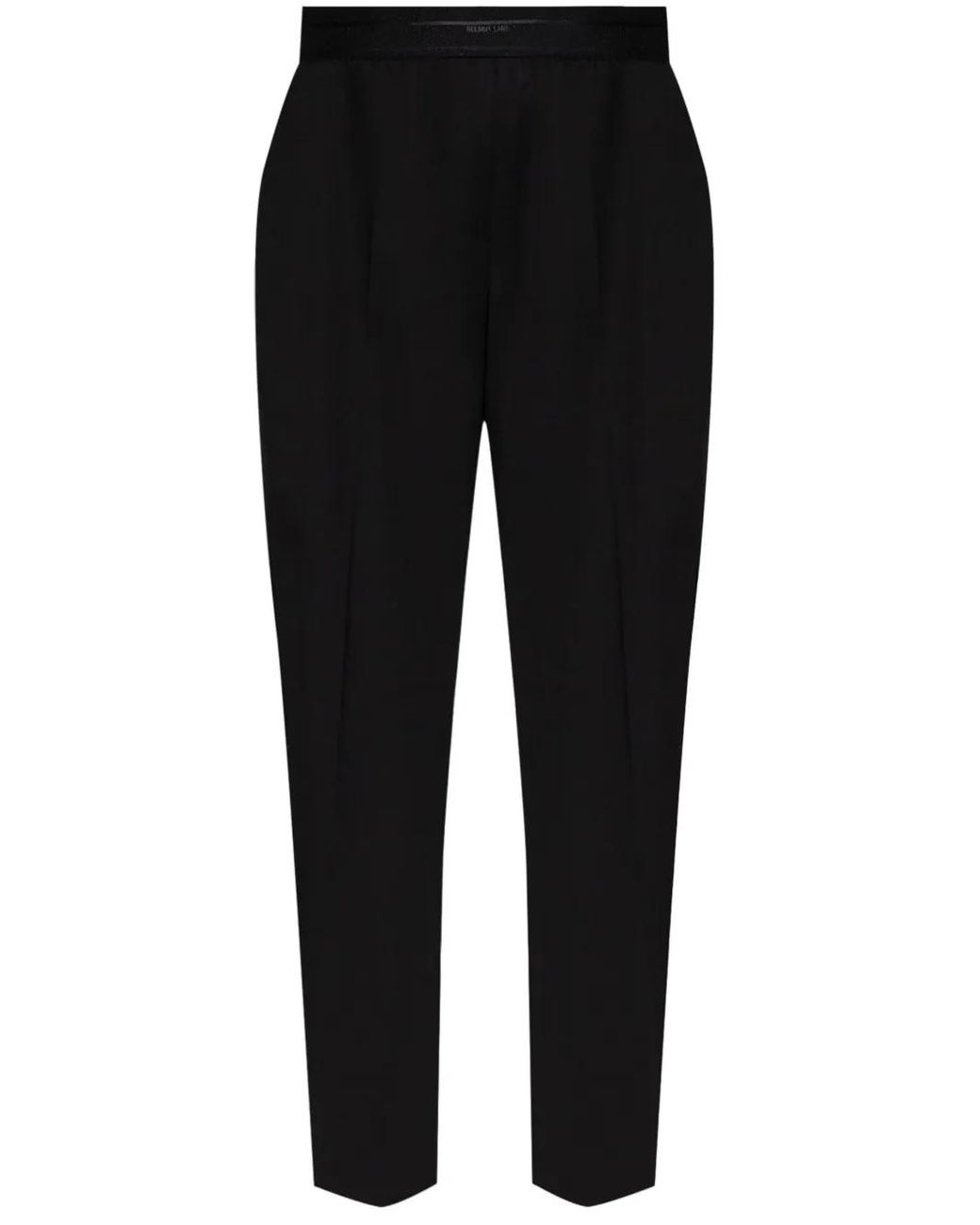 Helmut Lang Black Virgin Wool Trousers