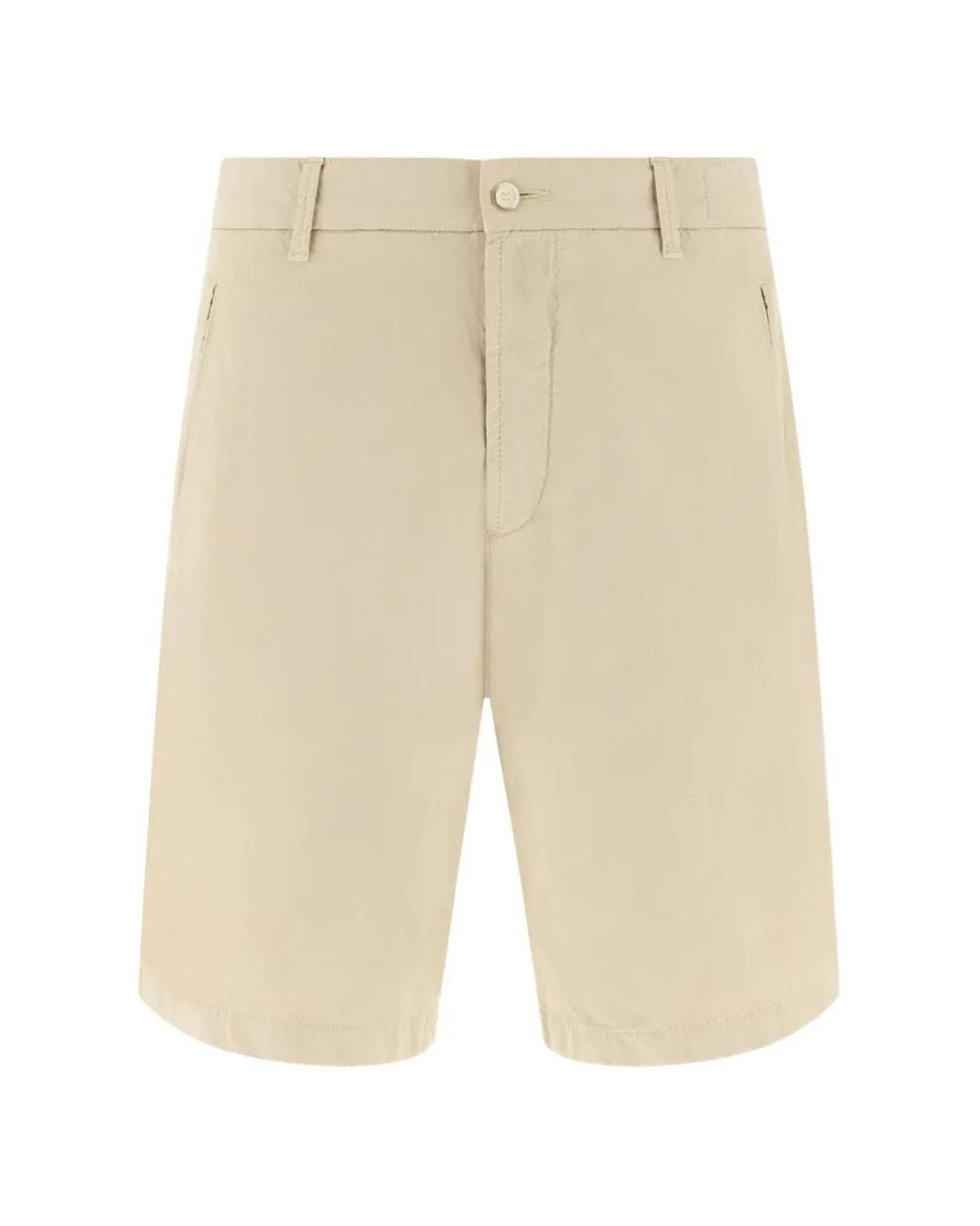 Boggi Natural Straight-Leg Bermuda Shorts for men