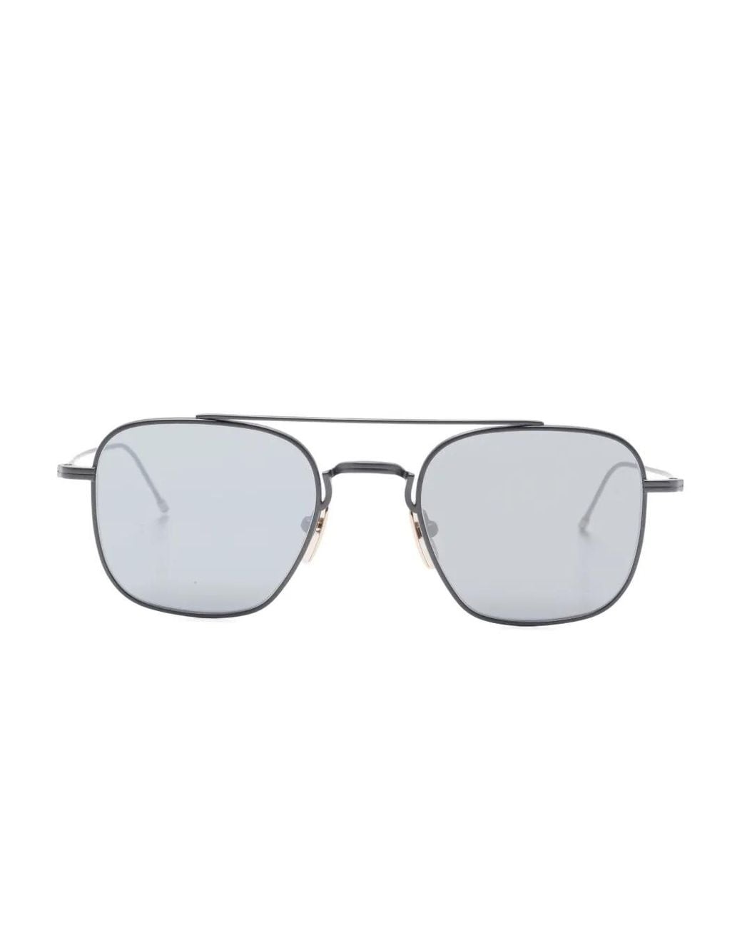 Thom Browne Gray Getönte Pilotenbrille