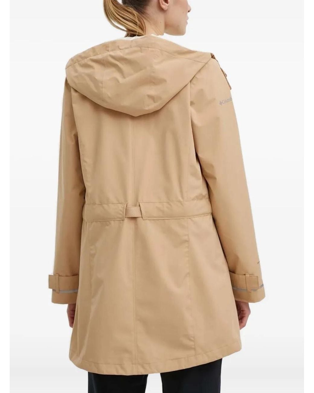 Columbia Natural Hooded Belted Jacket