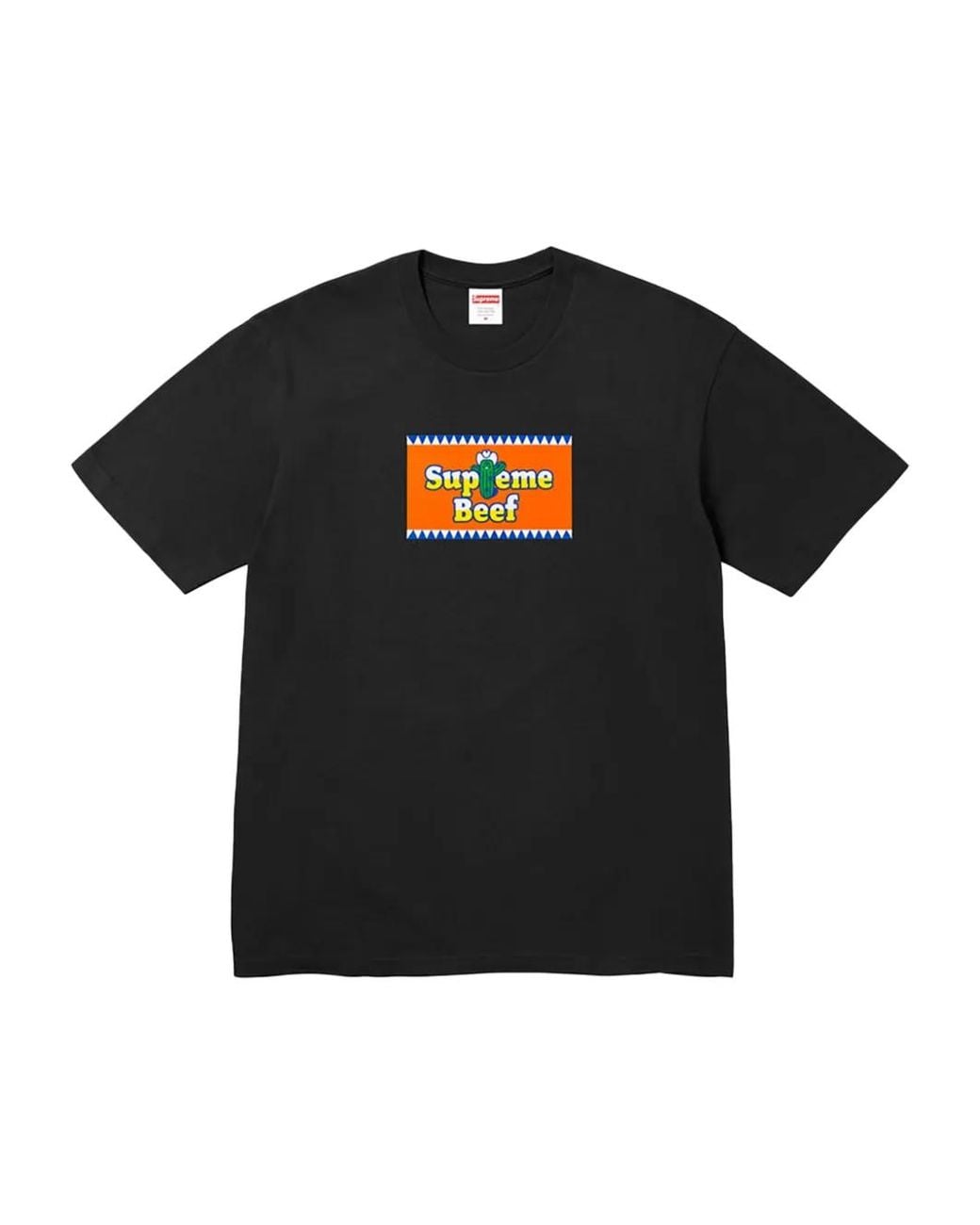 Supreme Black Beef T-Shirt for men