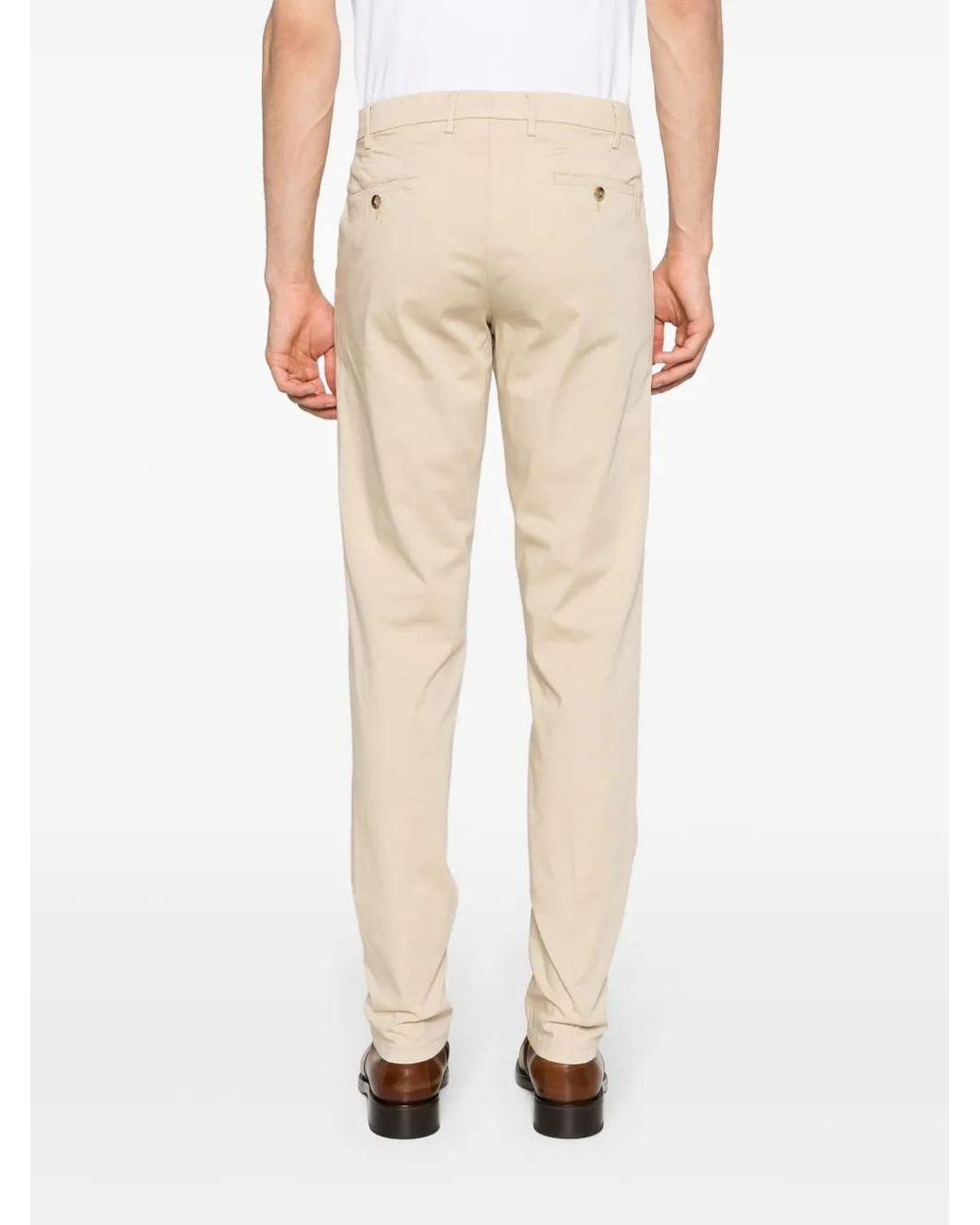 Lardini Natural Paris Slim-Leg Chino Trousers for men