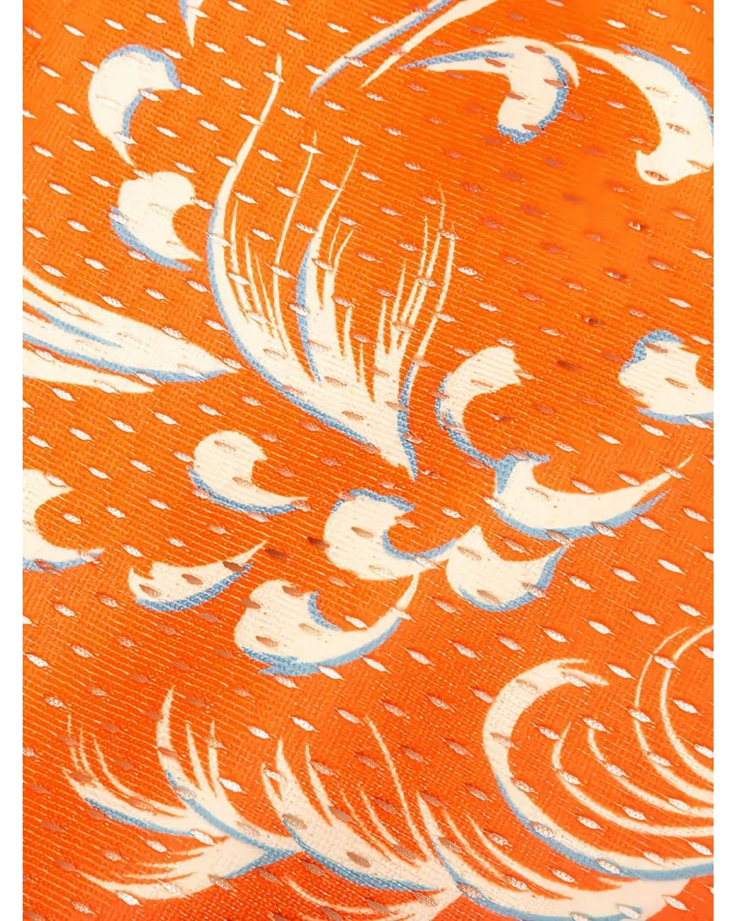 John Elliott Orange Short Imprimé À Empiècement En Mesh for men