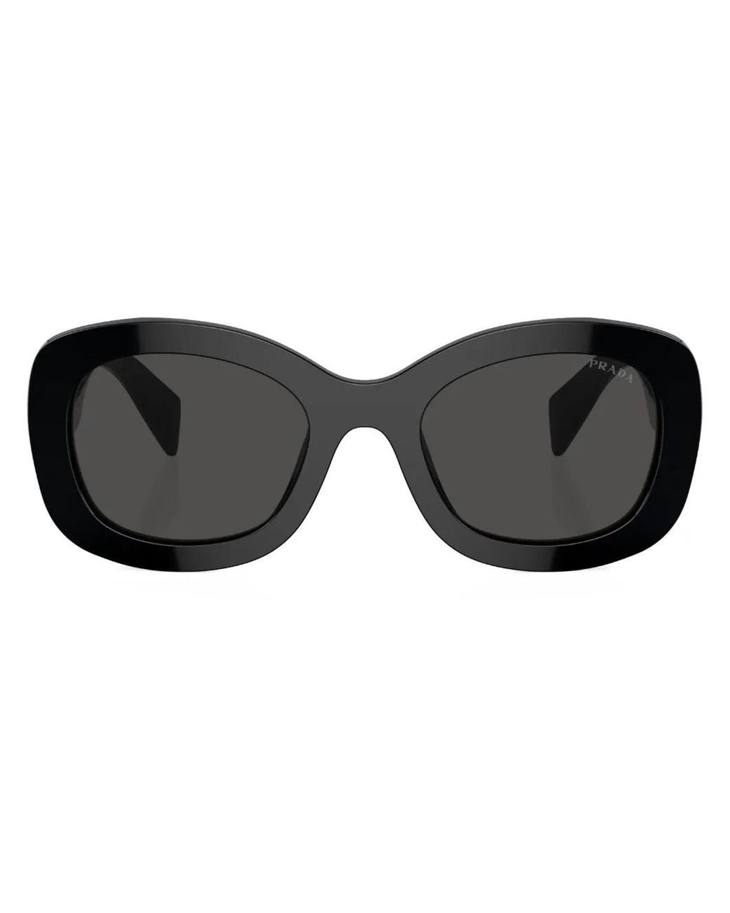 Prada Black Prada Pr A13S Oversize Framde Sunglasses