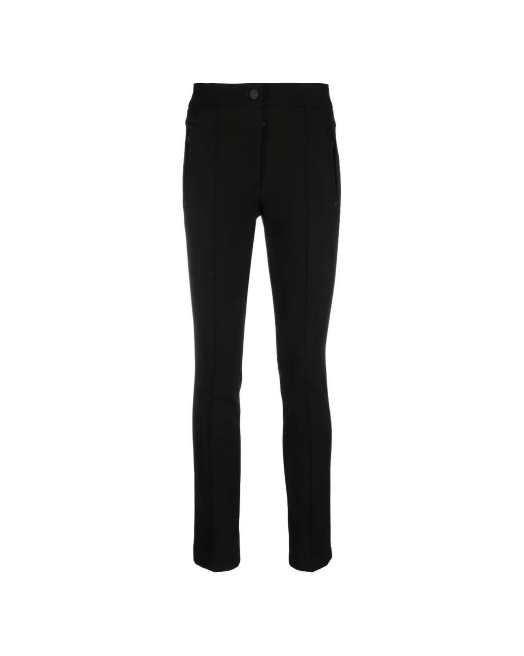 Moncler Black Logo-Patch Trousers