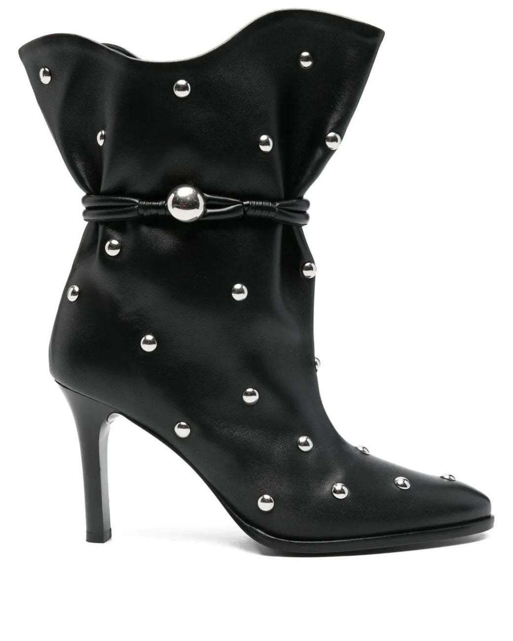 Isabel Marant Black Heeled Ankle Boots 'Lolya'