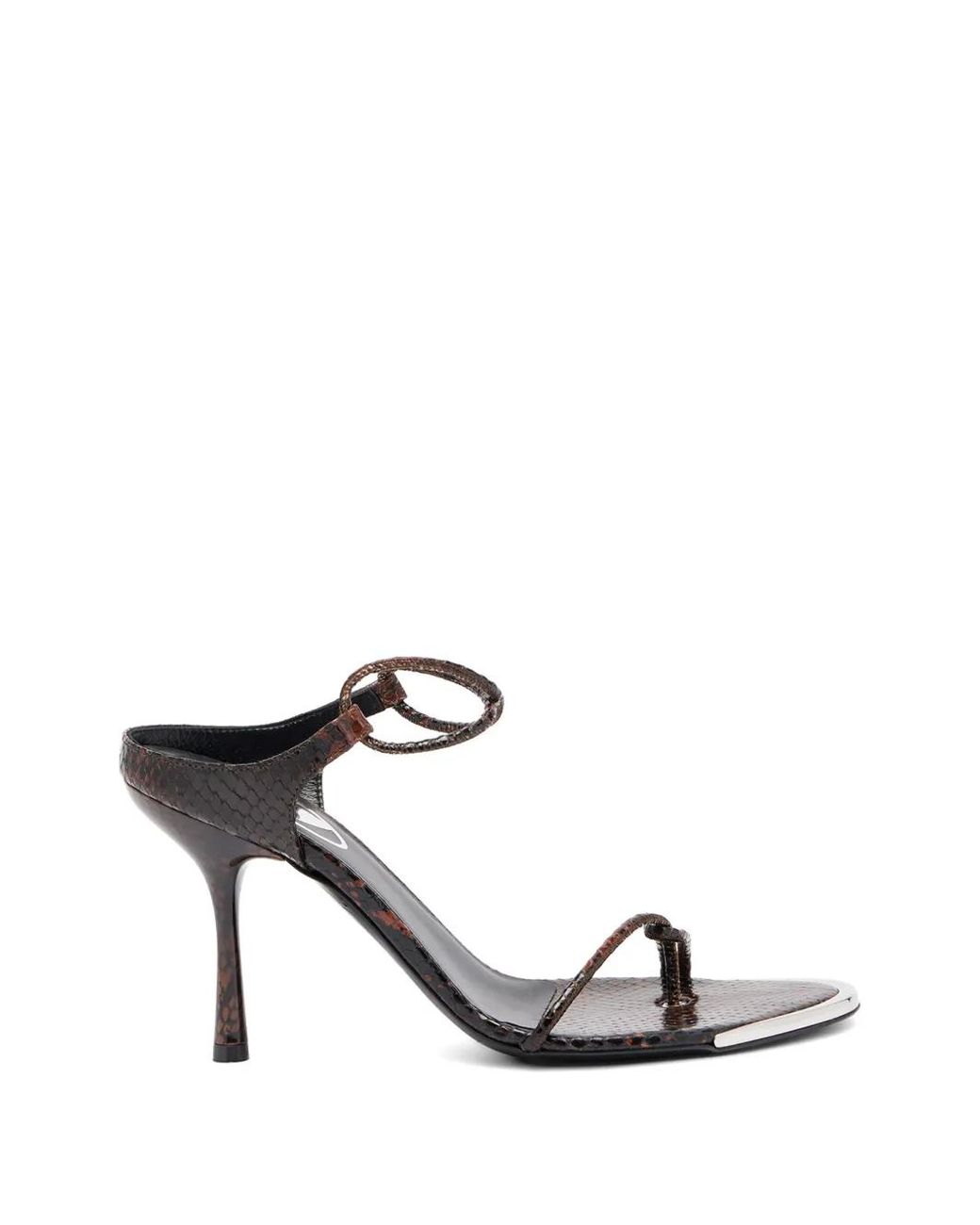 DIESEL Brown D-Diam's-Thin Cord Sandals
