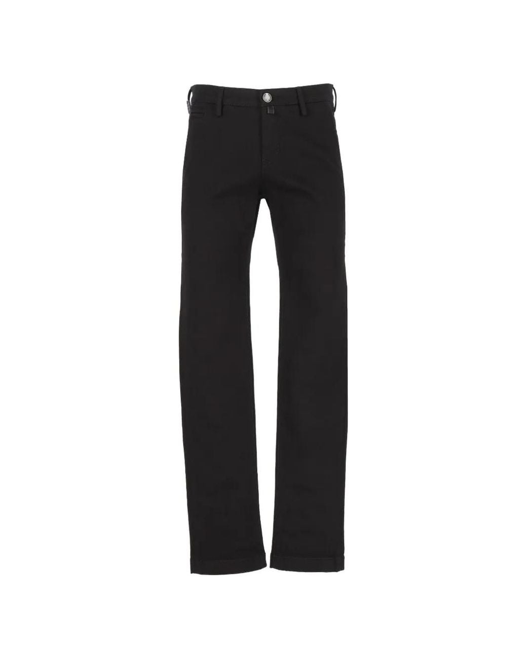 Jacob Cohen Black Bobby Slim-Fit Trousers for men
