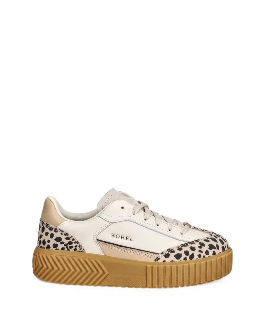 Sorel White Ona Ave T-Toe Platform Sneakers