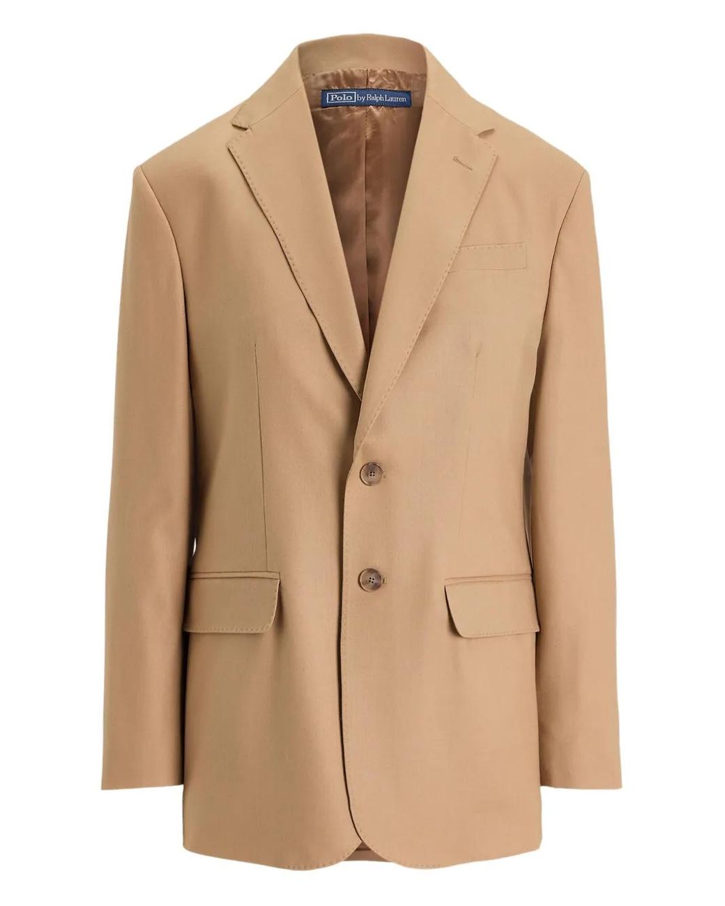 Polo Ralph Lauren Natural Two-Button Wool-Blend Blazer