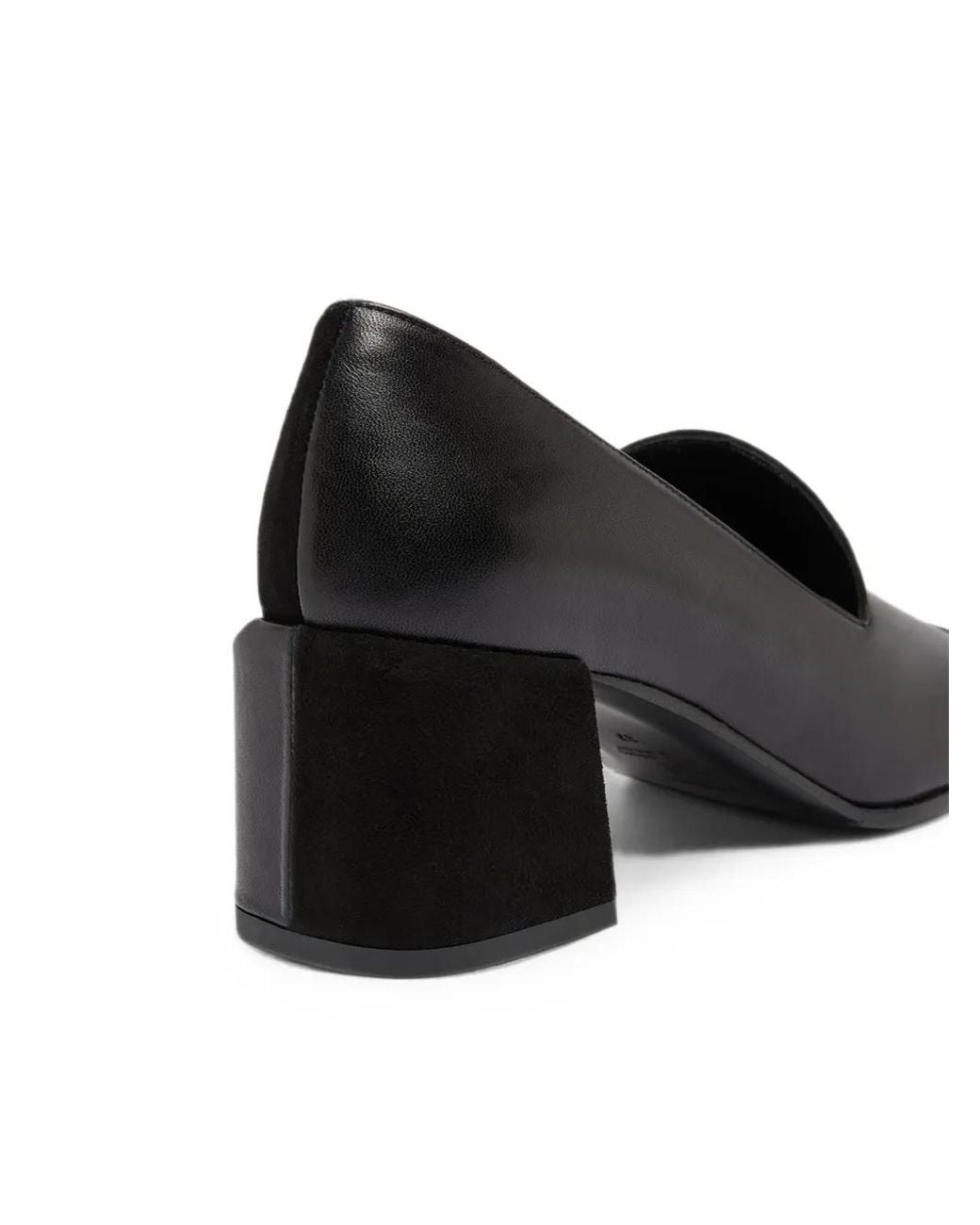 CAREL PARIS Black Silviana Panelled Leather Loafers