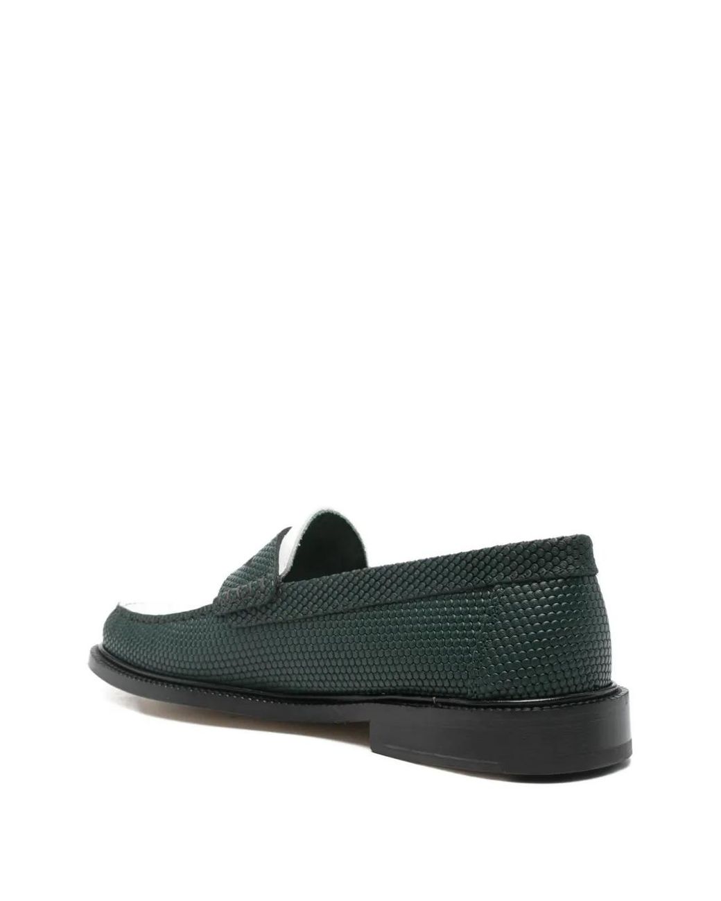 VINNY'S Green Yardee Loafers for men