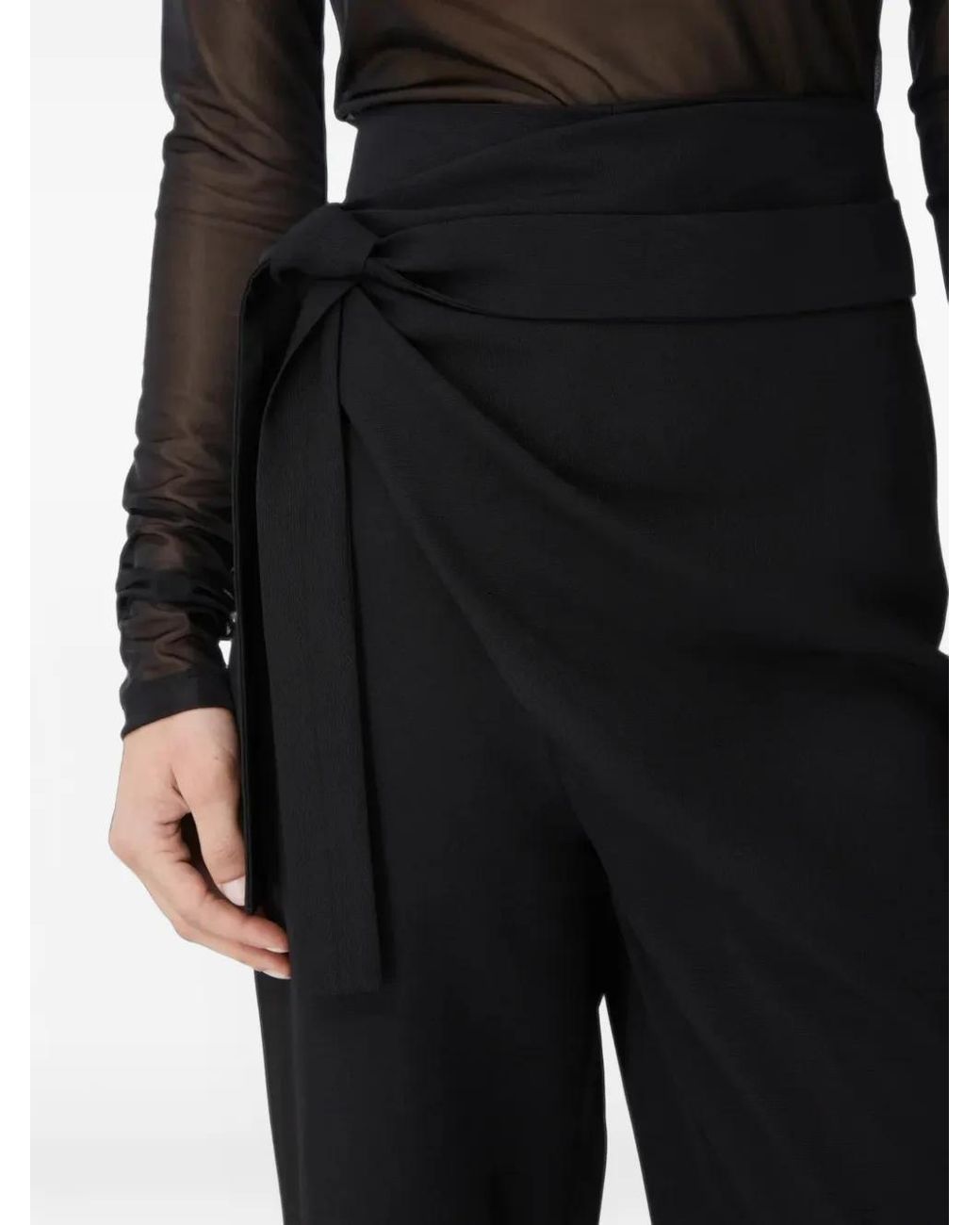 GAUGE81 Black Carlow Straight-Leg Trousers