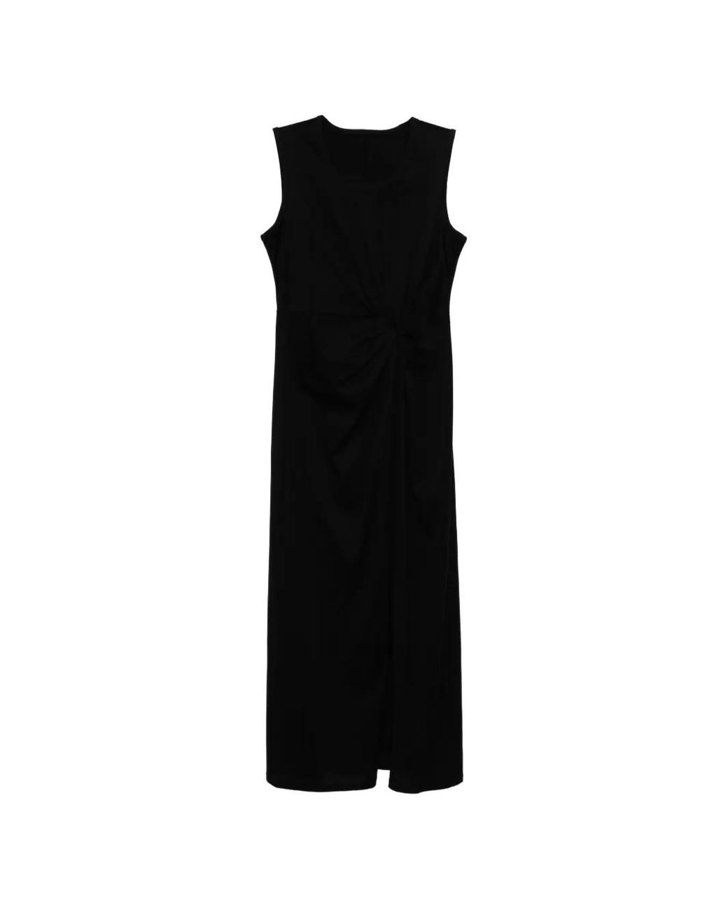 JNBY Black Twist-Detail Sleeveless Dress