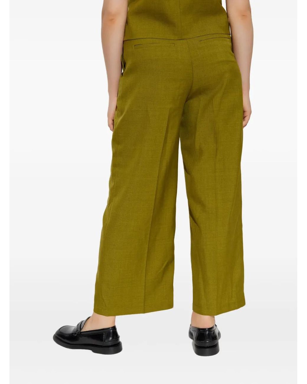 Theory Green Deep Plt Pant.City T