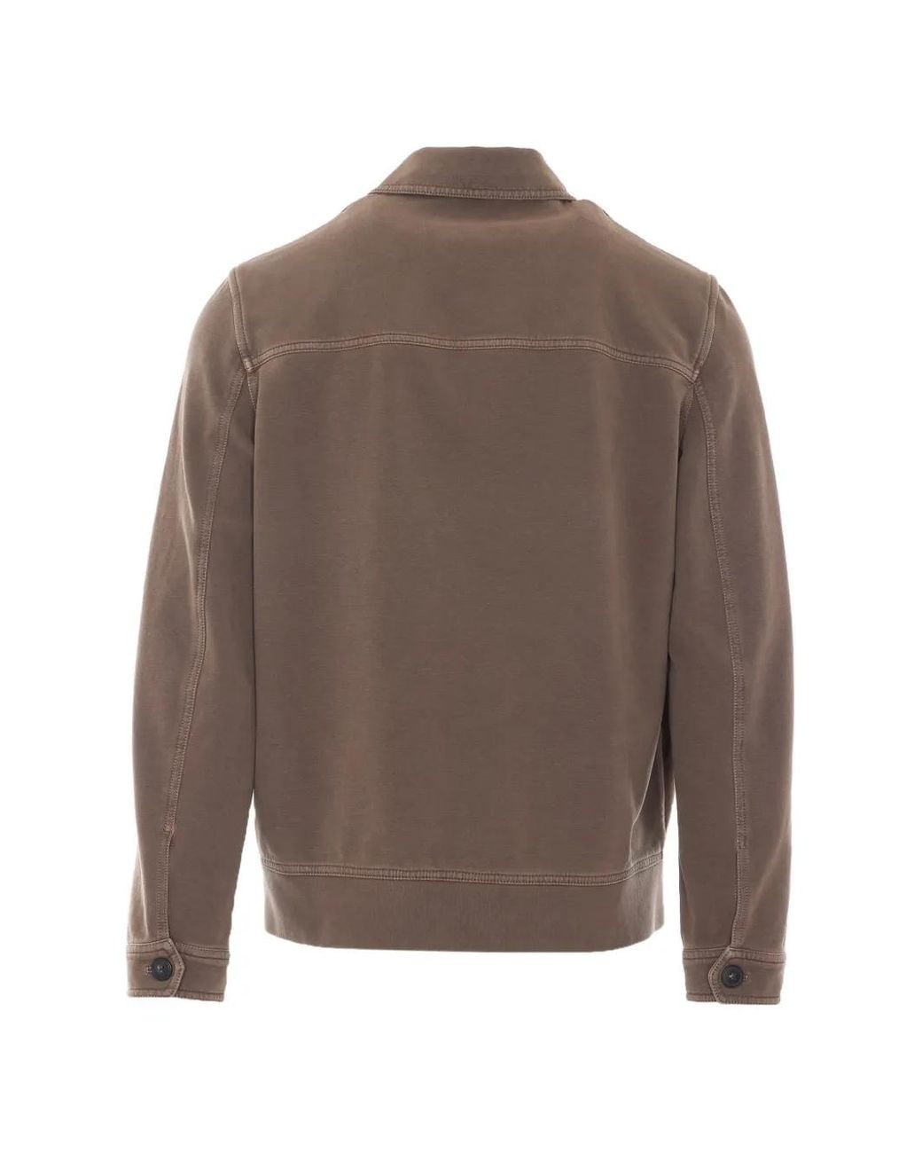 Circolo 1901 Brown Work Button-Front Jacket for men