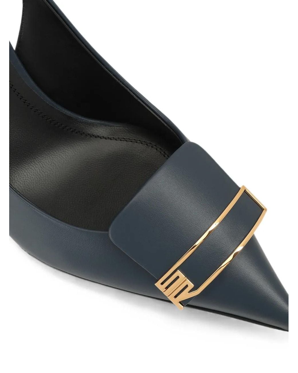 Sergio Rossi White Sr Evolv Buckle-Detail Pumps