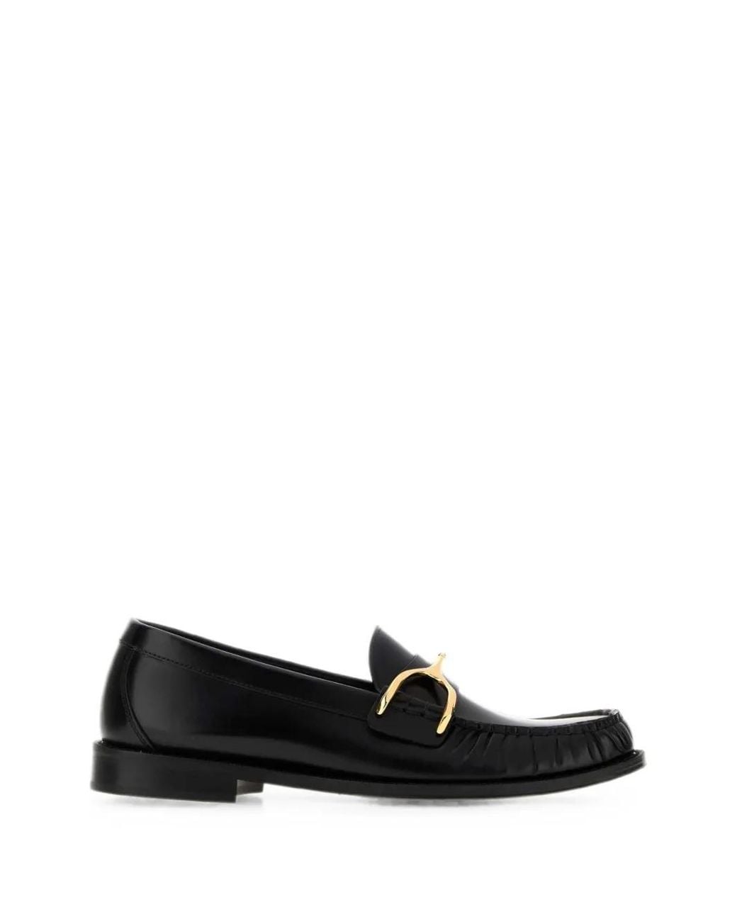 McQueen Black Wishbone Loafers for men