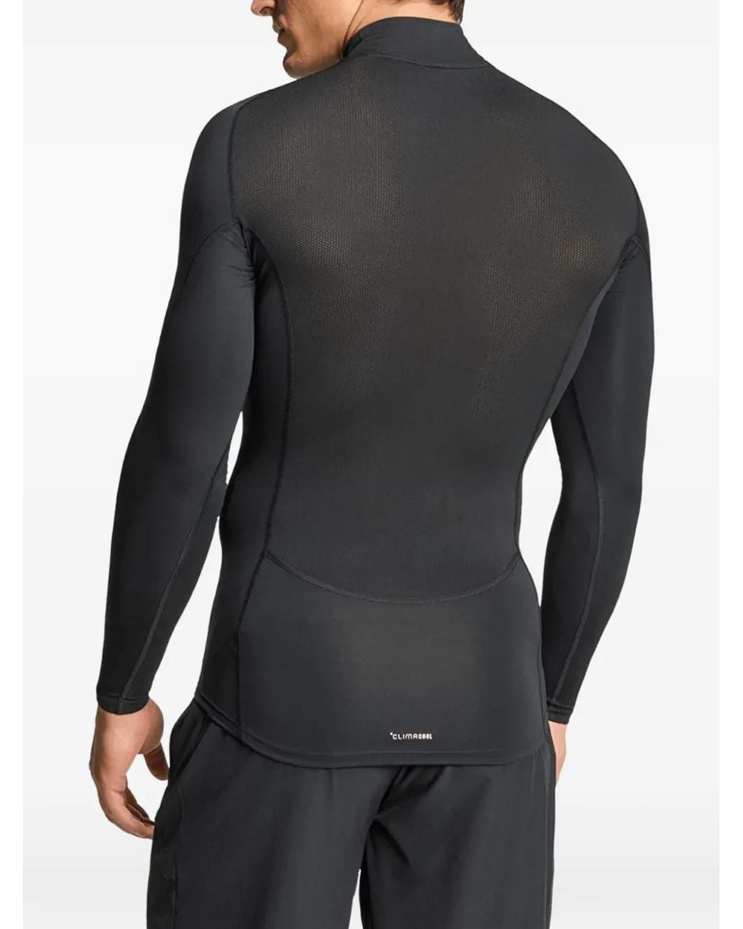 Camiseta Techfit Compression De Manga Larga Adidas de hombre de color Black