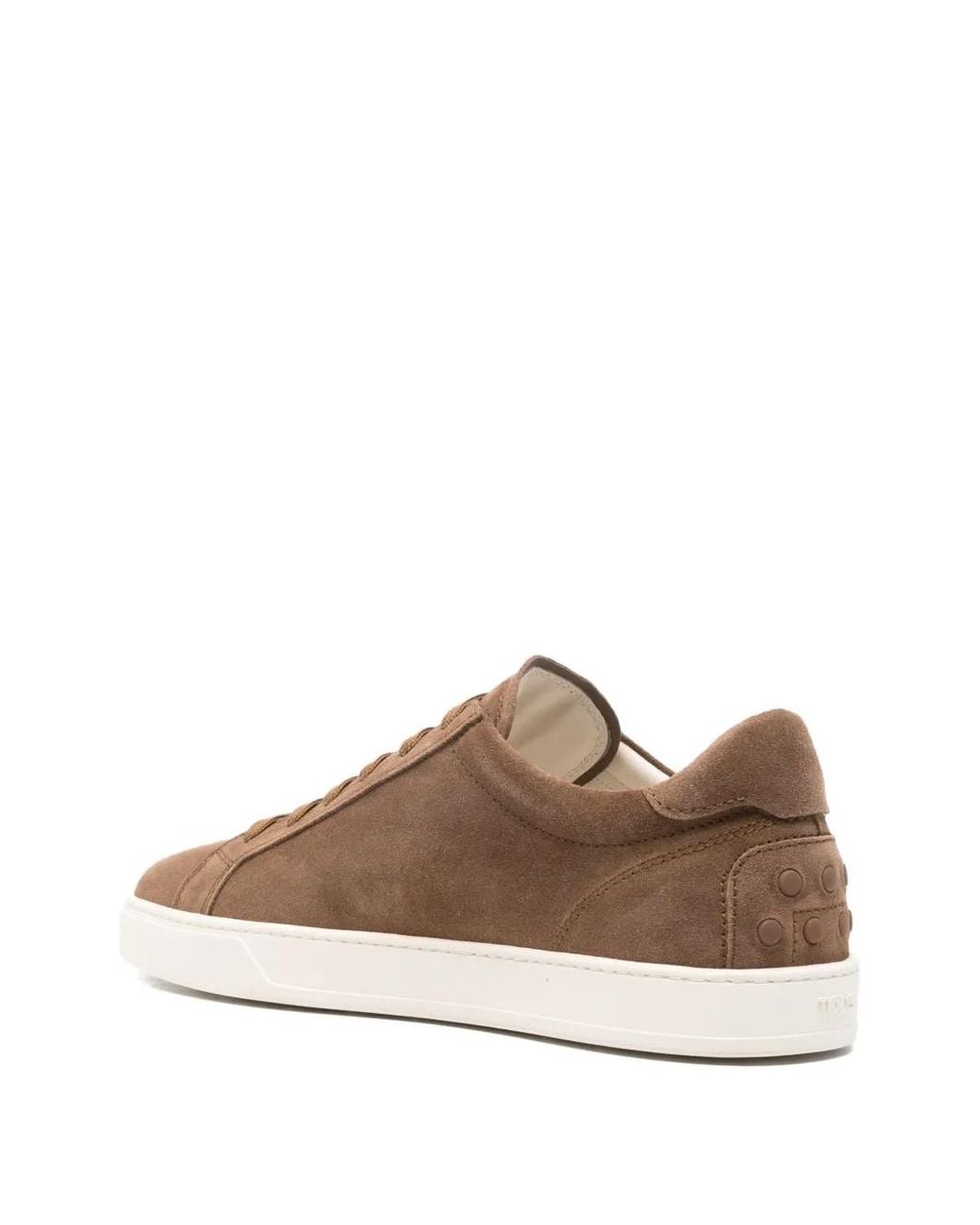 Tod's Low-Top Leder Sneaker in Brown für Herren
