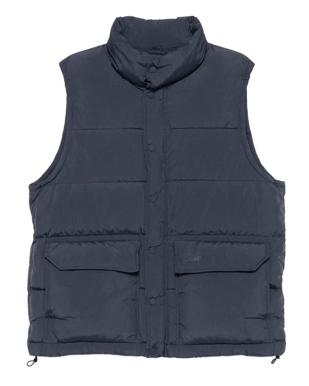 Maison Kitsuné Blue Puffer Gilet for men