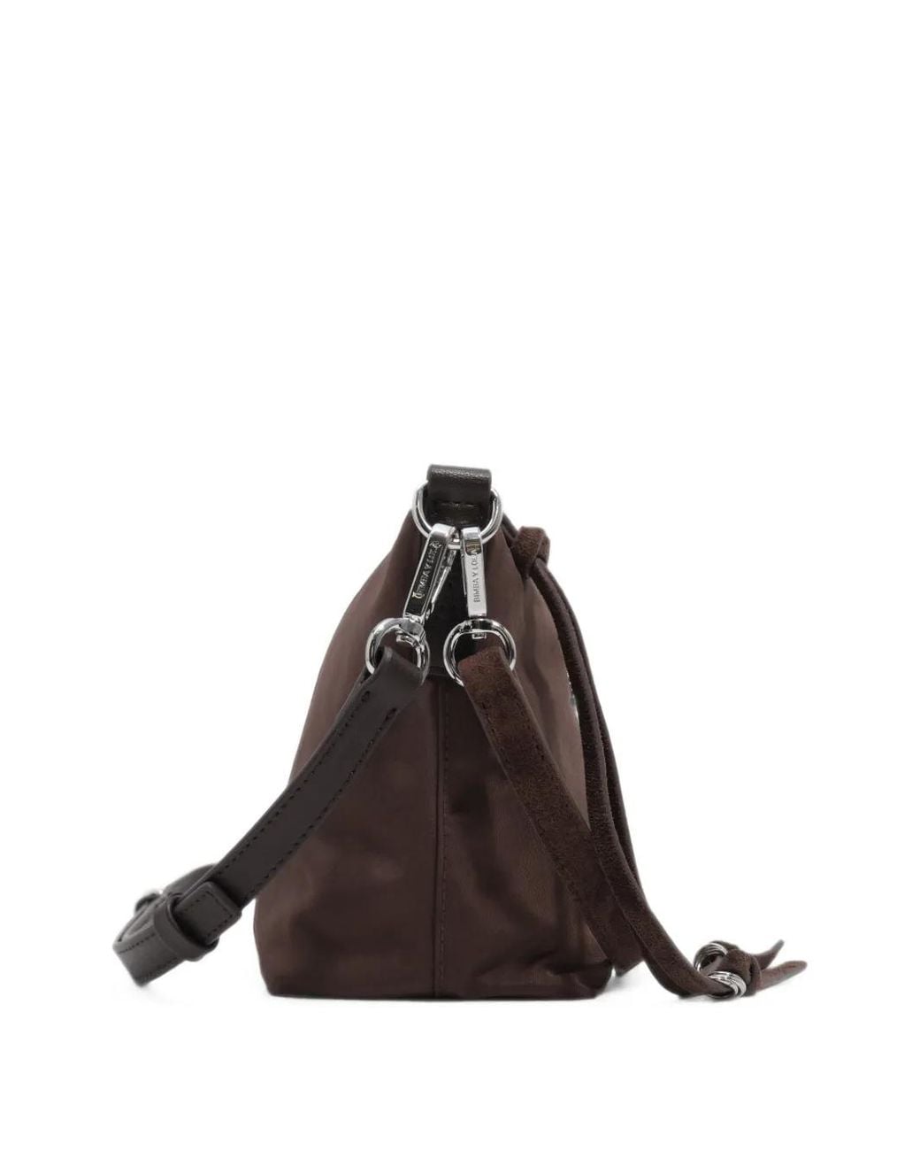 Bimba Y Lola Brown Large Mocha Nylon Madrid Bag