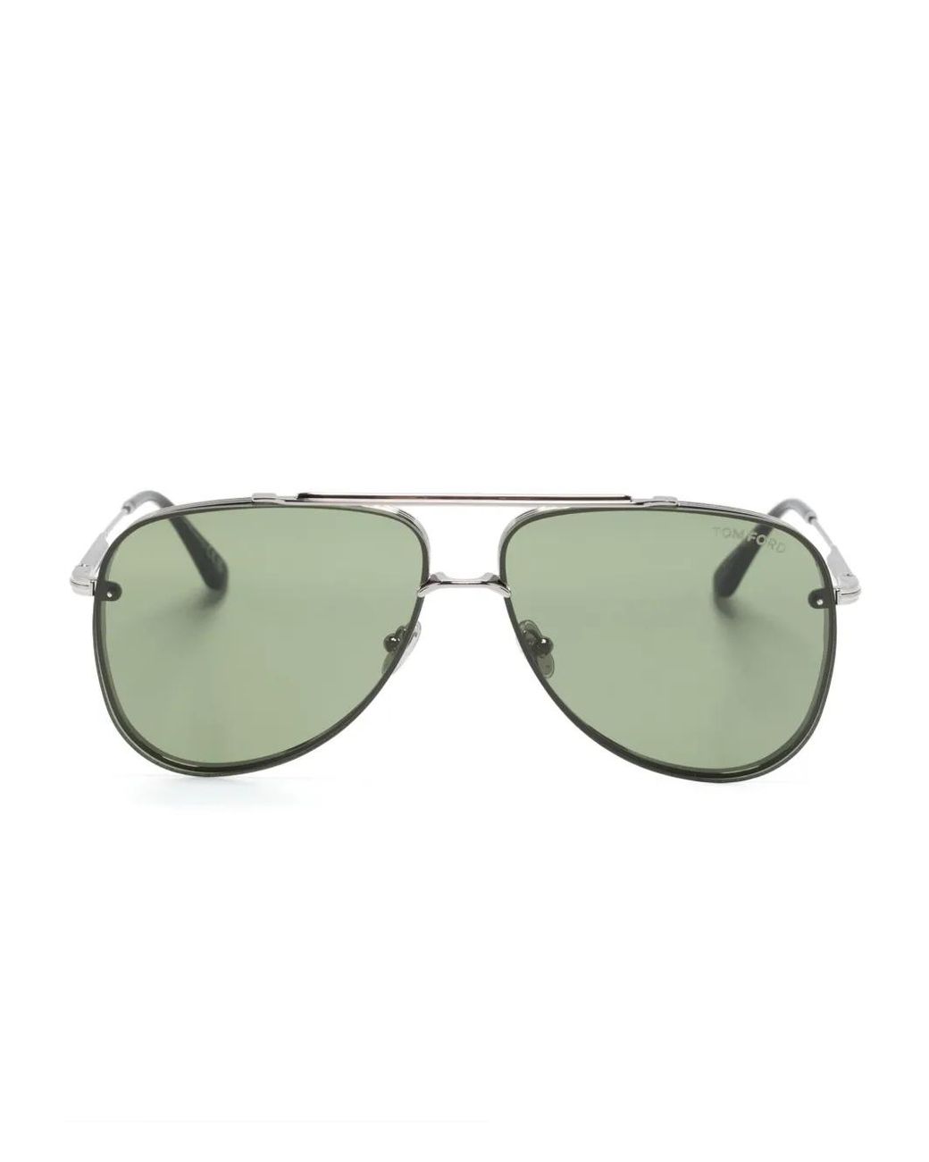 Tom Ford Green Leon Pilot-Frame Sunglasses