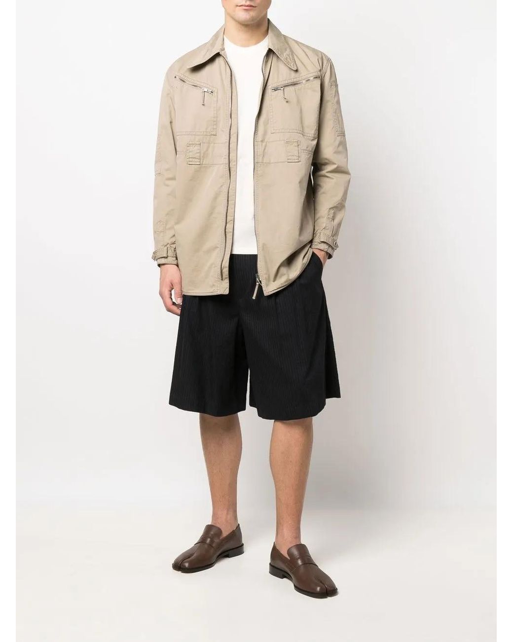 Maison Margiela Natural Lightweight Cotton Jacket for men