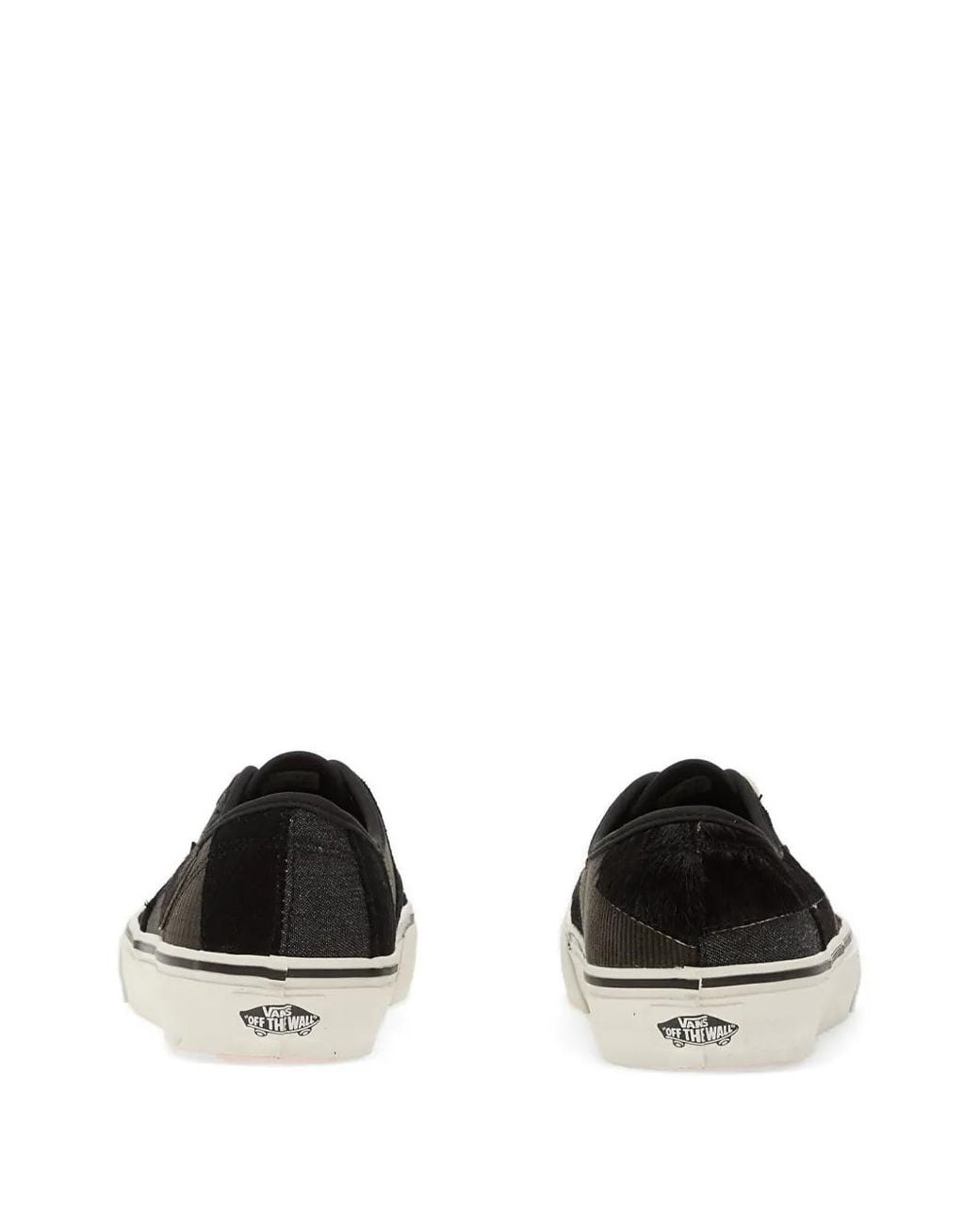 Vans White Authentic Patchwork Sneakers