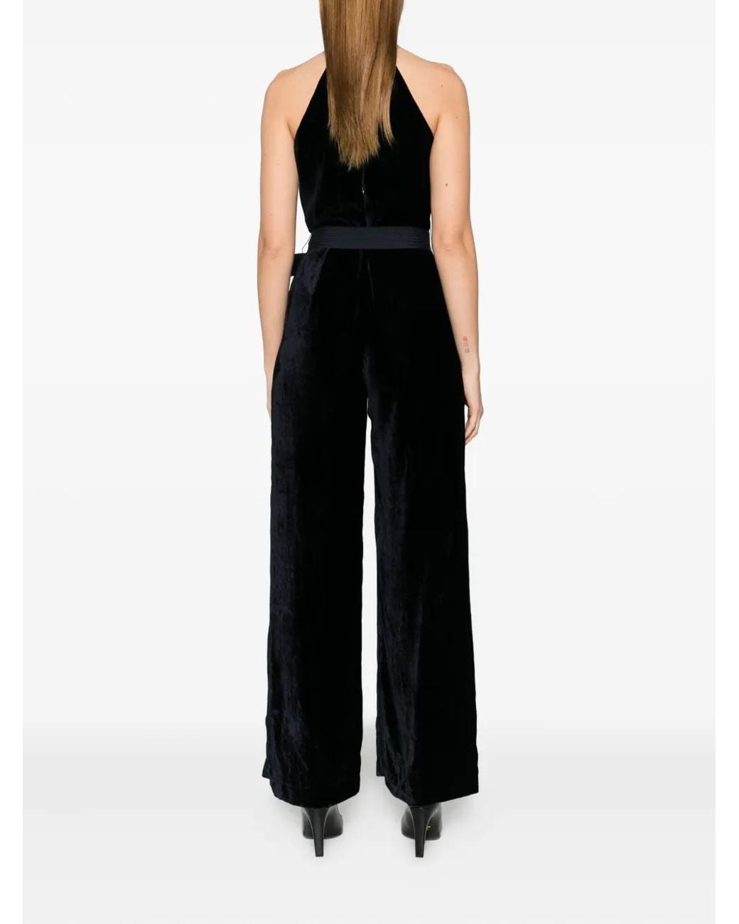 Peserico Black Belted Jumpsuit