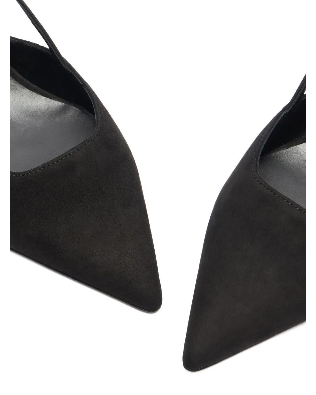Stuart Weitzman Black 50Mm Vinnie Slingback Pointed-Toe Pumps