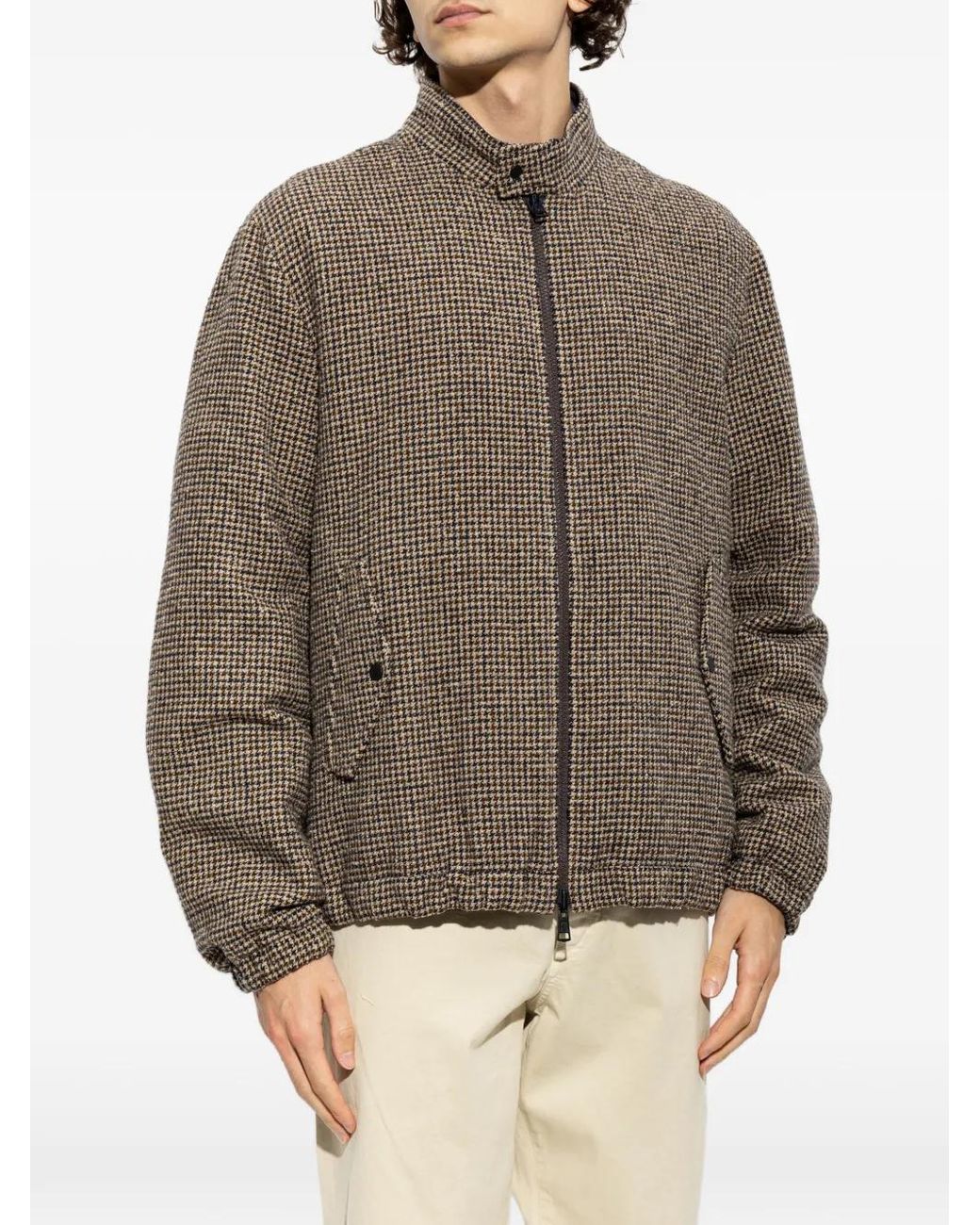 Moncler Brown Ebrodel Reversible Puffer Jacket for men