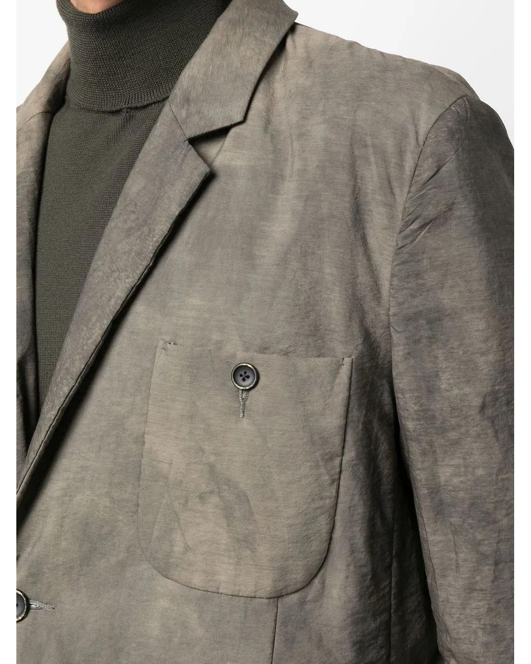 Uma Wang Brown Faded Effect Blazer for men