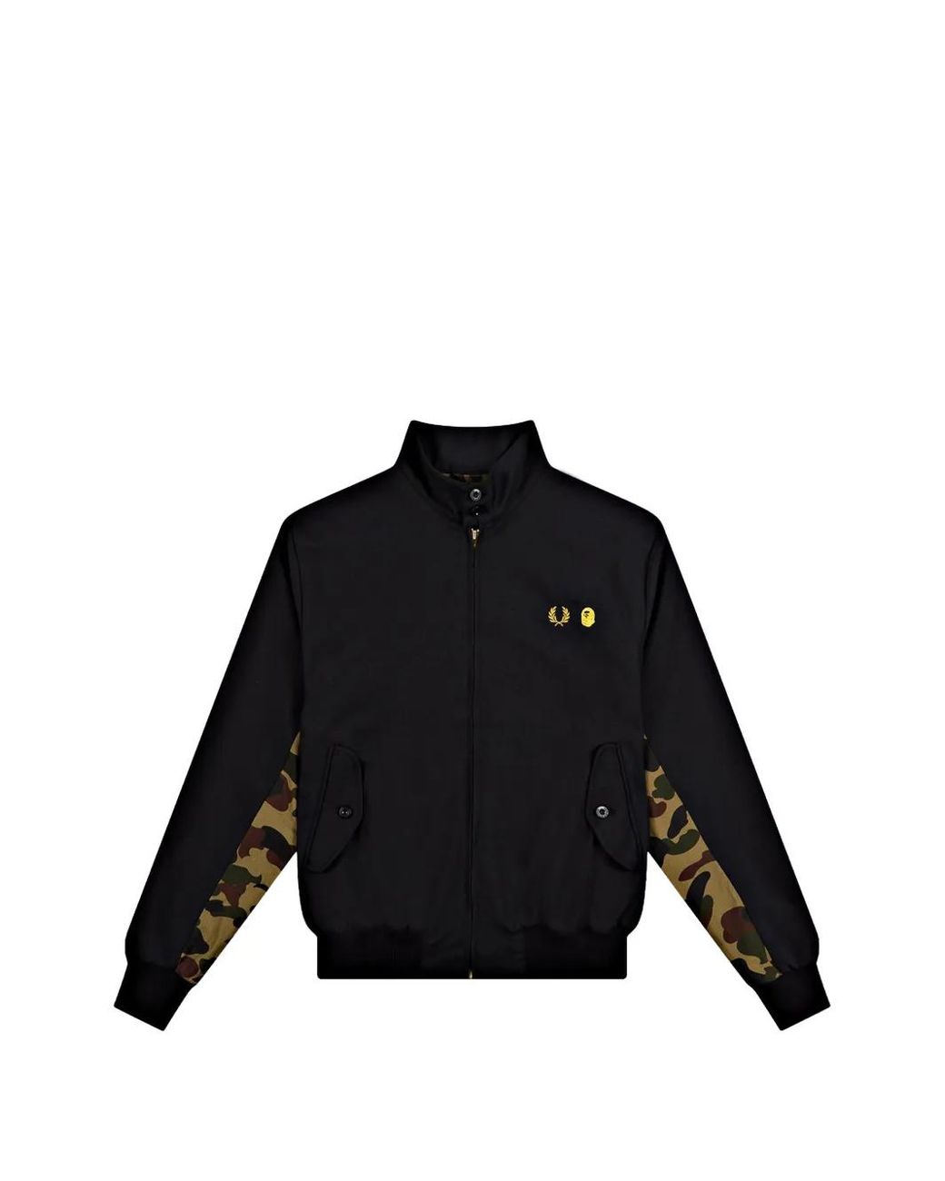 A Bathing Ape X Fred Perry Harrington Jack in het Black voor heren