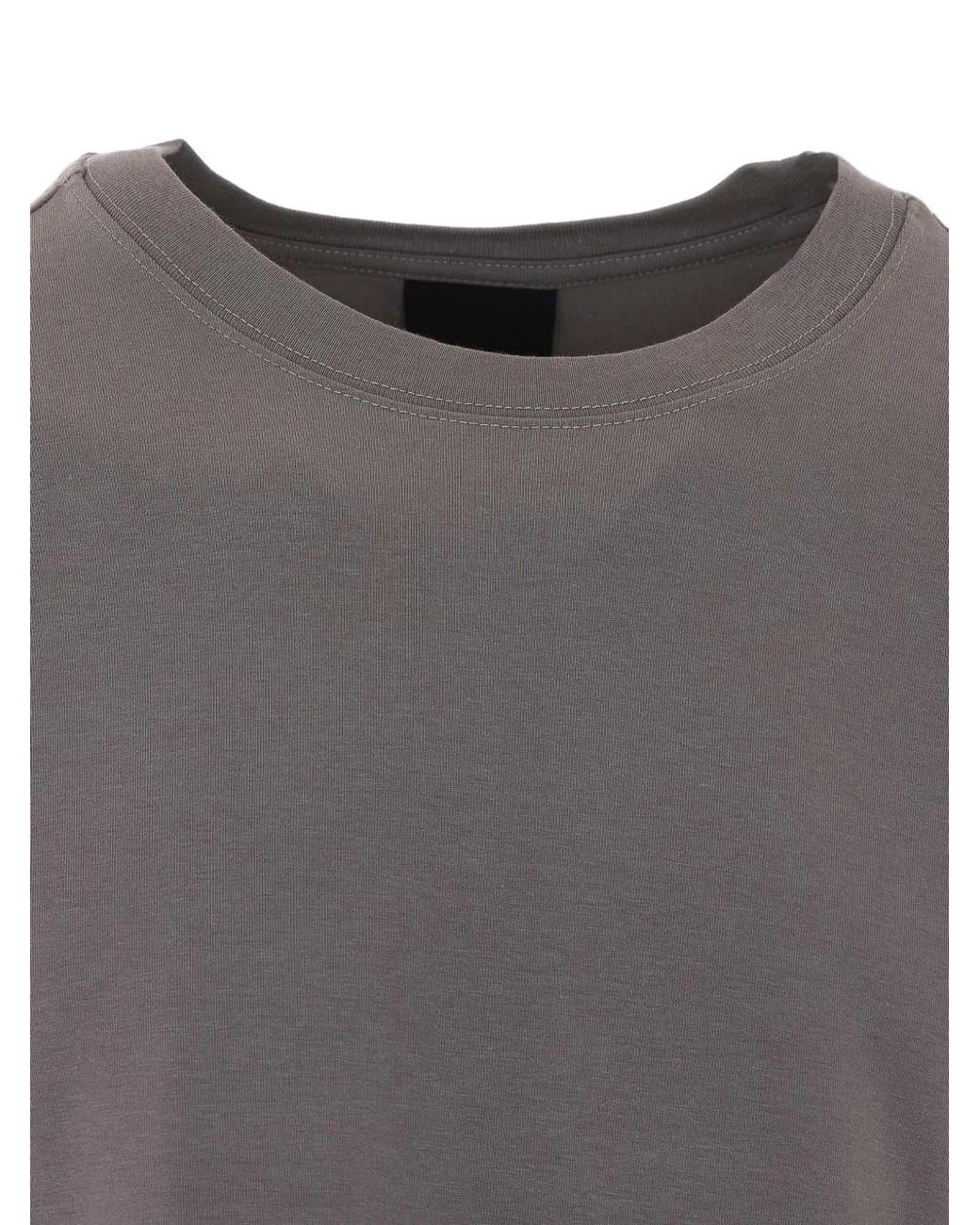 Thom Krom Gray Crew-Neck T-Shirt for men