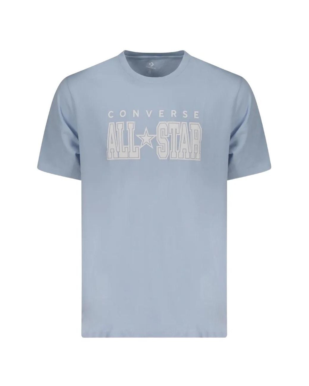Converse Blue All Star Logo-Print T-Shirt for men