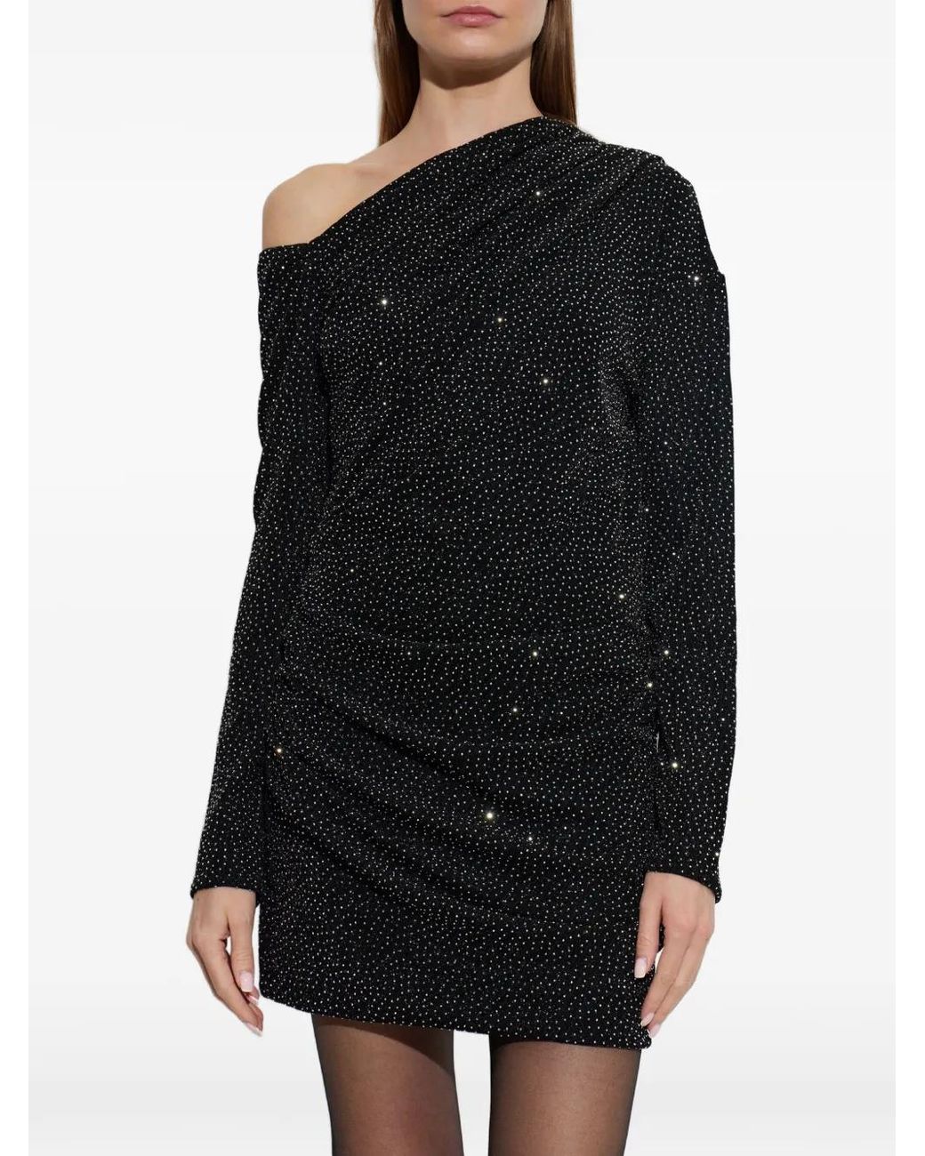 IRO Black Yonder Sequinned Mini Dress