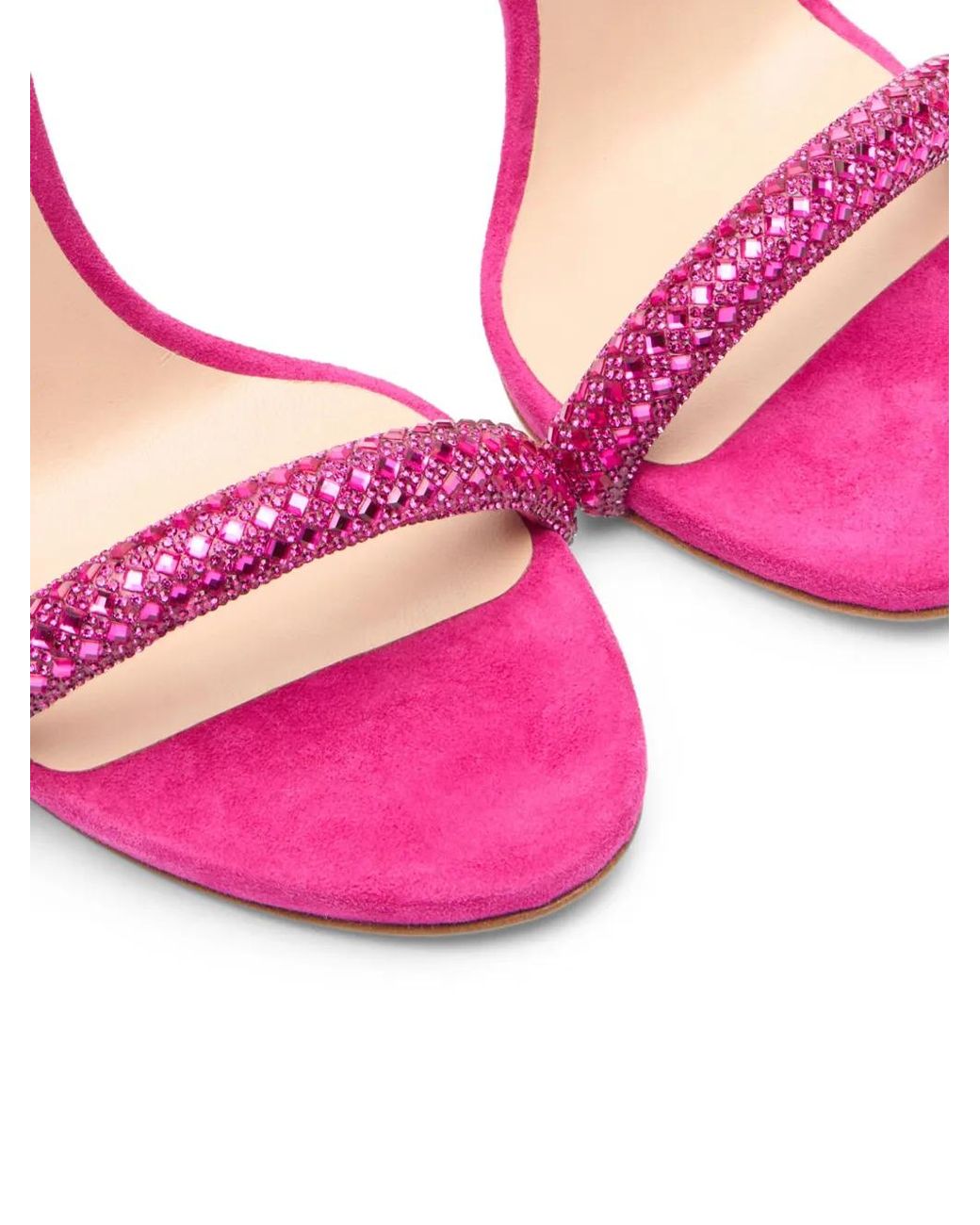 Casadei Pink 120Mm Blade Stratosphere Sandals