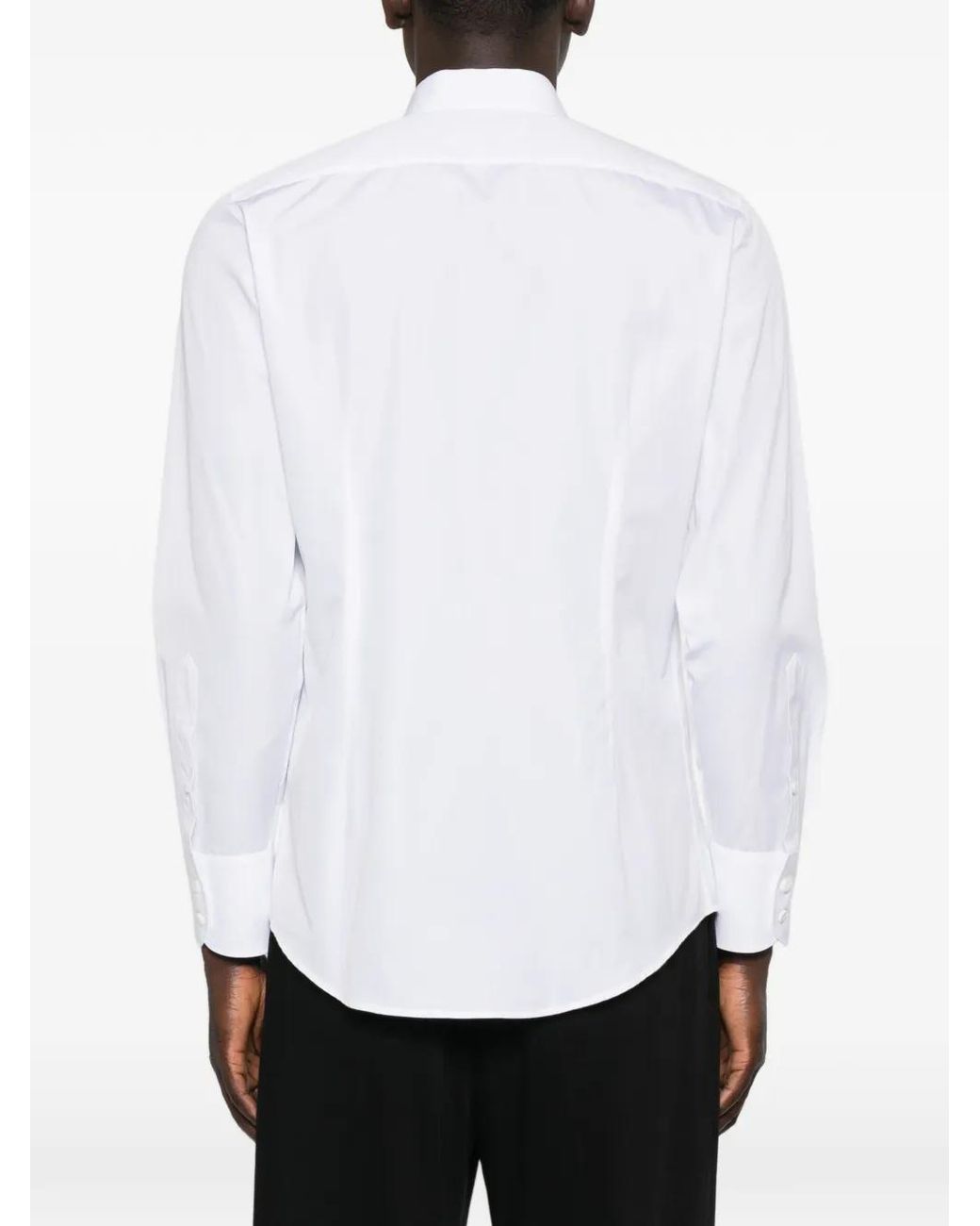 DSquared² White Long-Sleeve Safety Pin Shirt for men