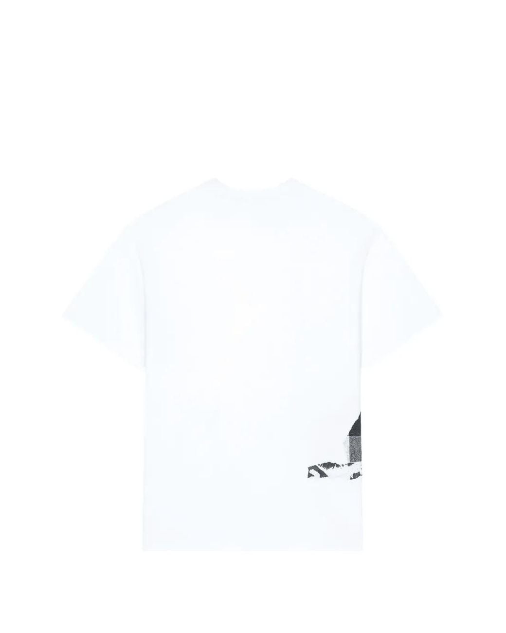 Camiseta En Algodón Con Estampado Ripped Papers Givenchy de hombre de color White